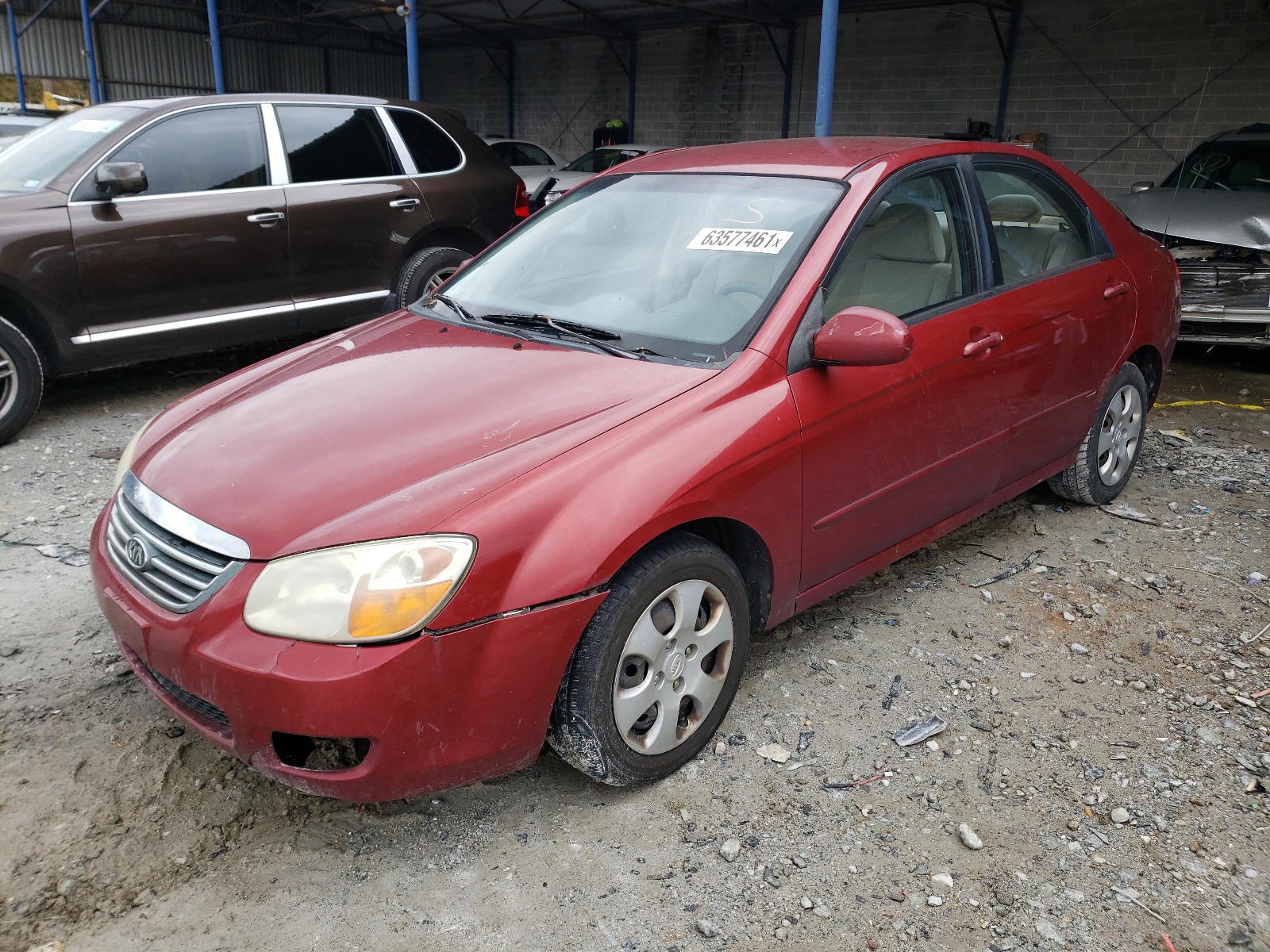 Photo 2 from auction – 2008 KIA SPECTRA EX with VIN KNAFE121785527665