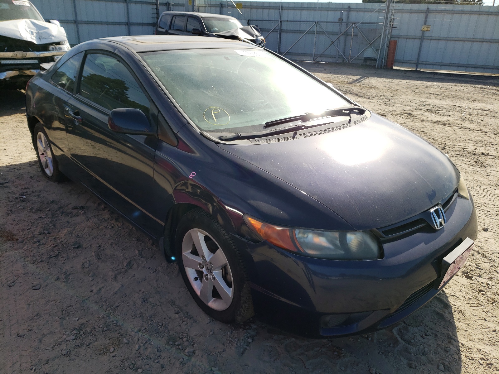 HONDA CIVIC EX 2007 with VIN 2HGFG12857H557914 - Photo from auction