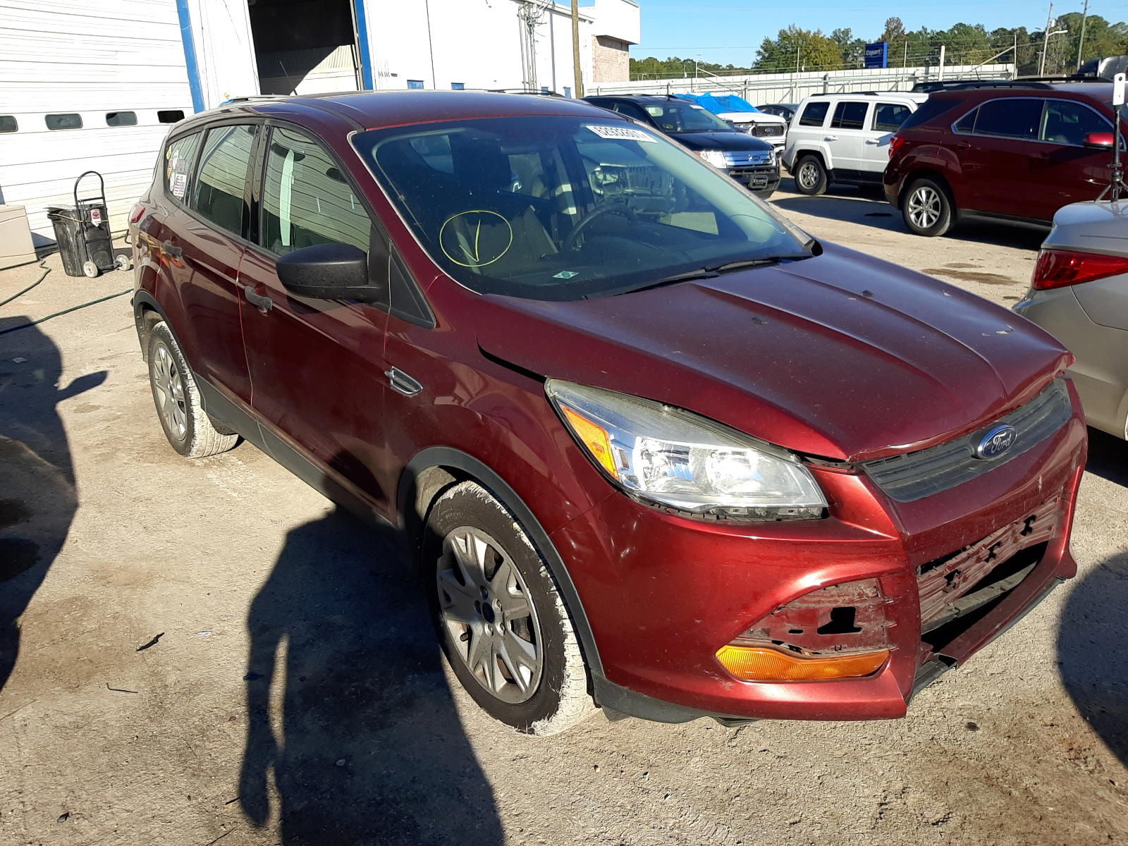 FORD ESCAPE S 2014 with VIN 1FMCU0F77EUB43237 - Photo from auction