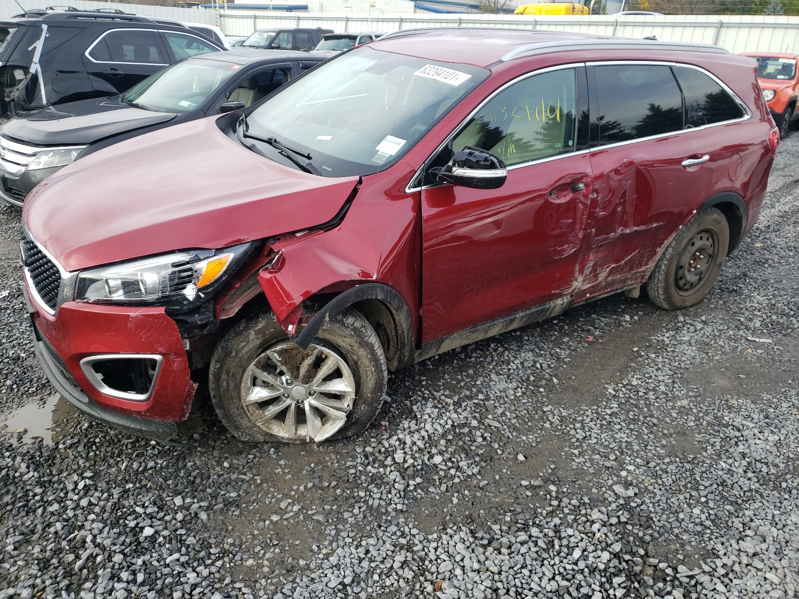Photo 9 from auction – 2016 KIA SORENTO LX with VIN 5XYPG4A37GG102832