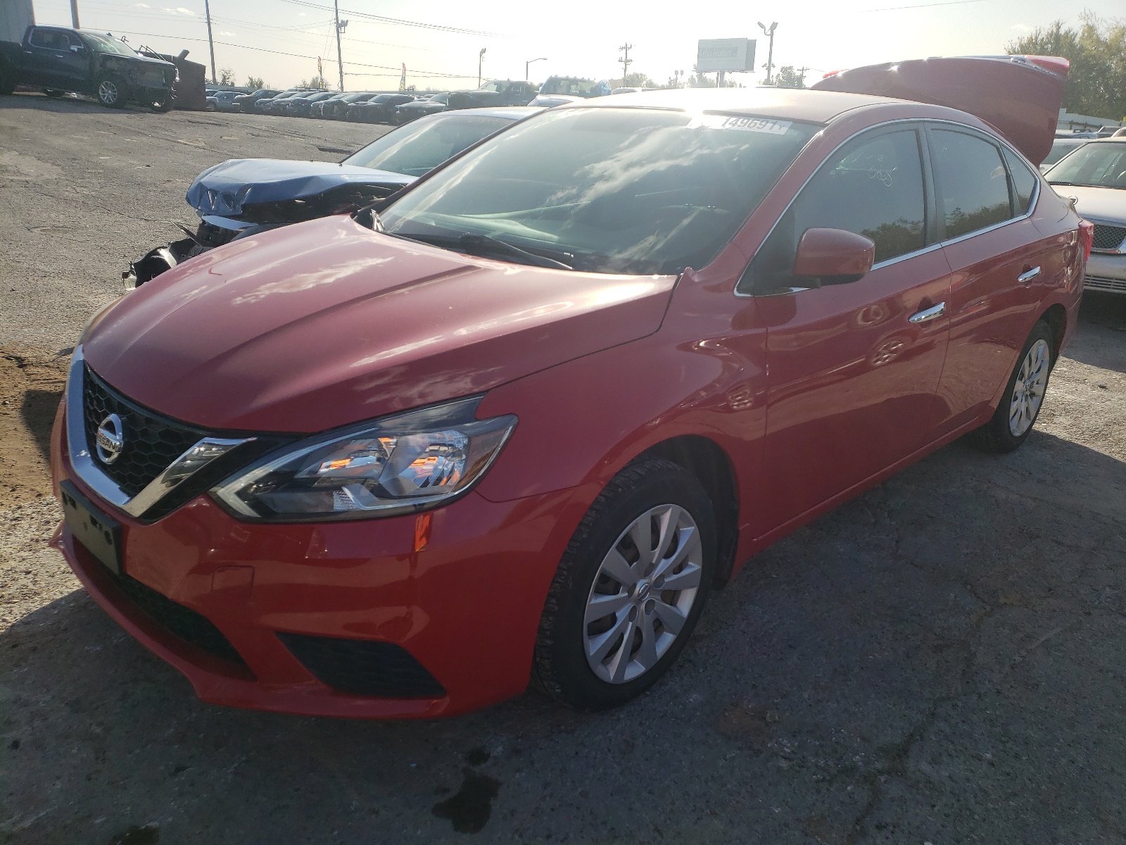 صورة رقم 2 من المزاد - 2017 NISSAN SENTRA S مع VIN 3N1AB7AP3HL696339