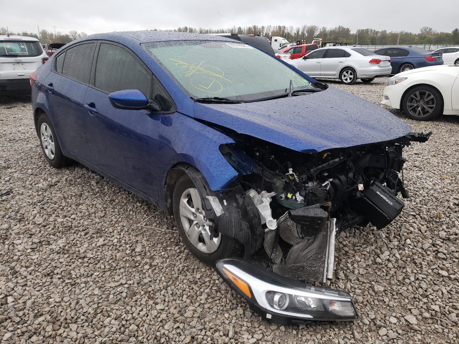 KIA FORTE LX 2017 with VIN 3KPFK4A79HE062958 - Photo from auction