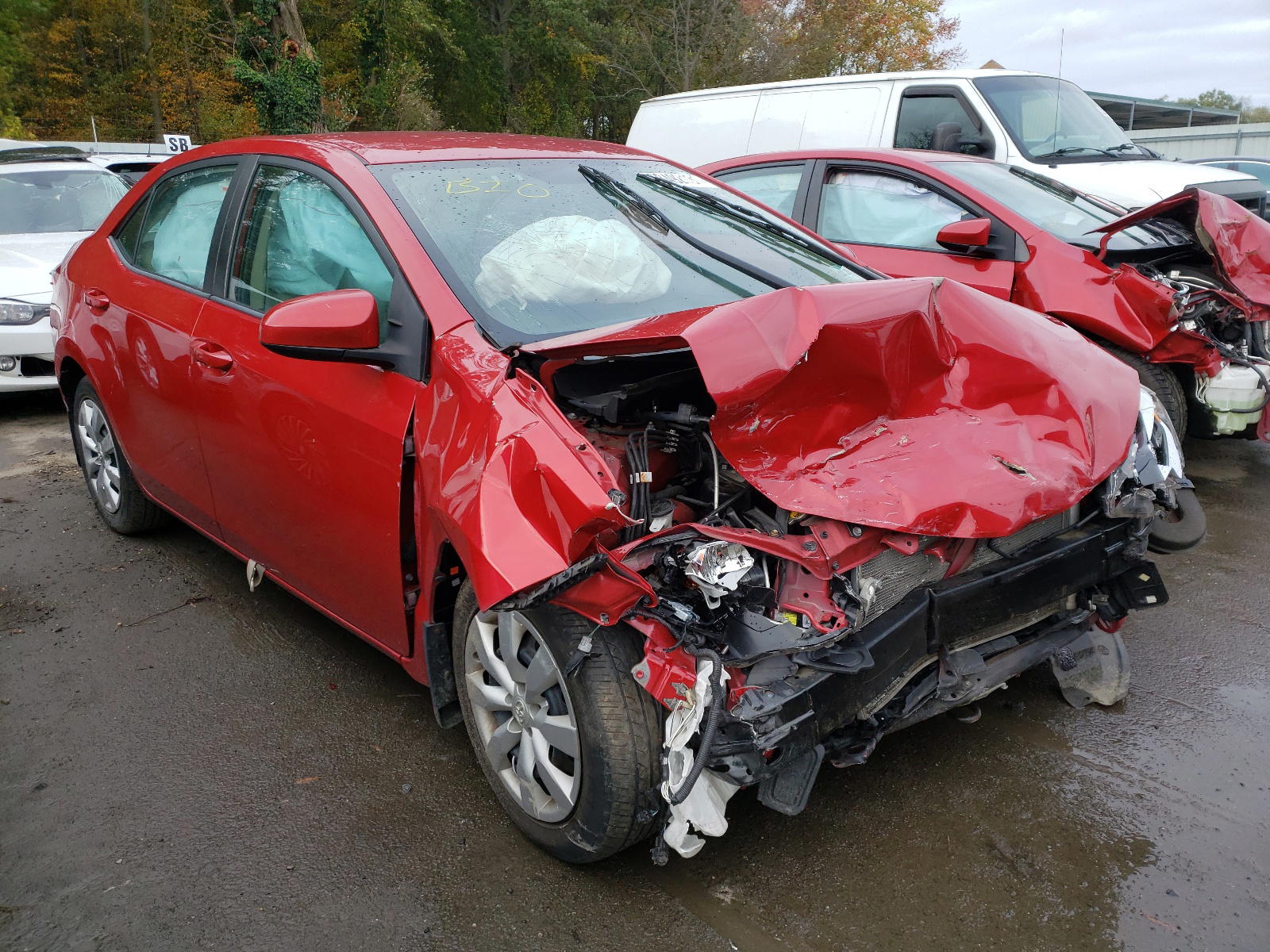 TOYOTA COROLLA L 2015 with VIN 2T1BURHE3FC362503 - Photo from auction
