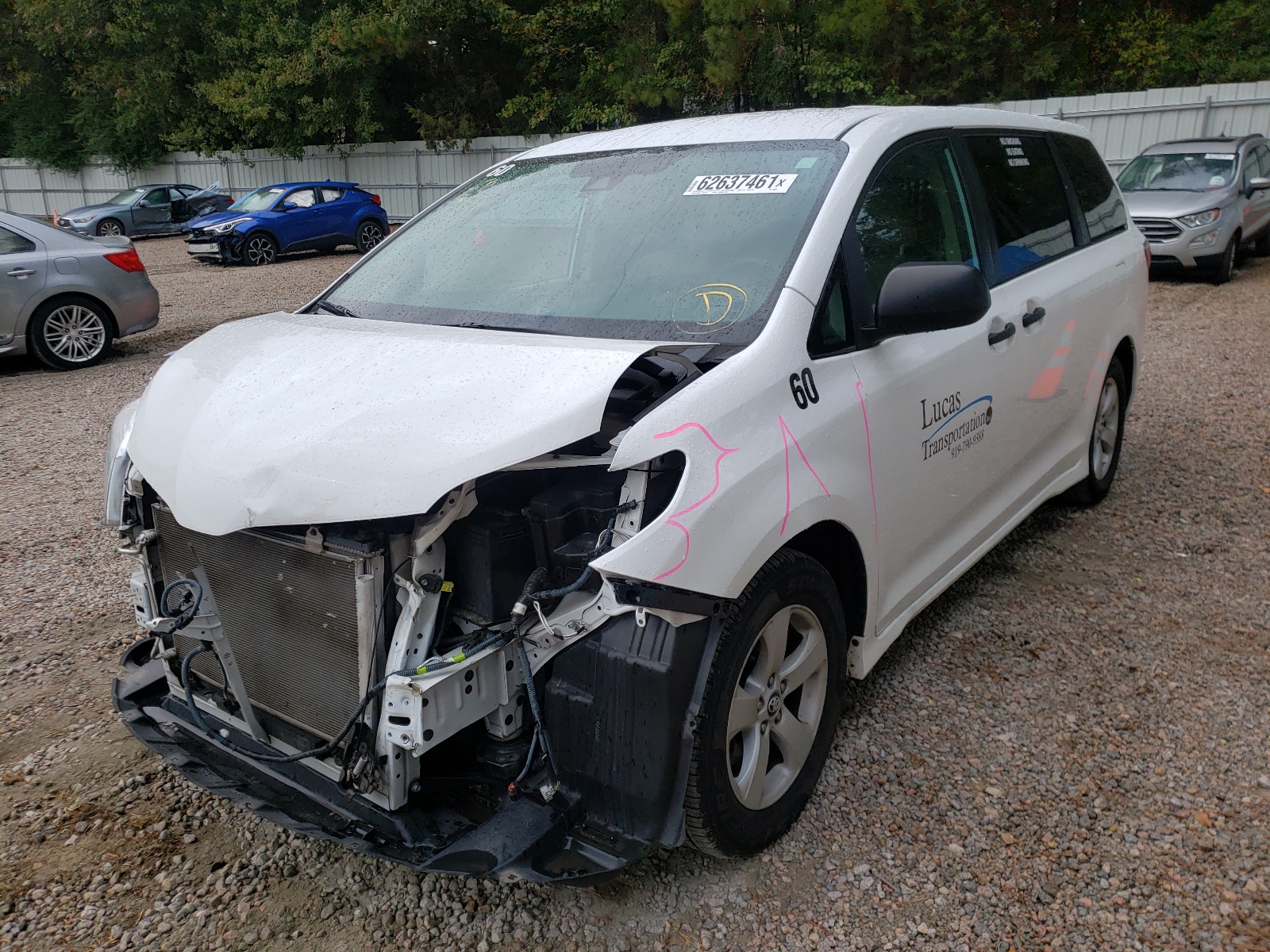 Photo 2 from auction – 2020 TOYOTA SIENNA L with VIN 5TDZZ3DC8LS030481
