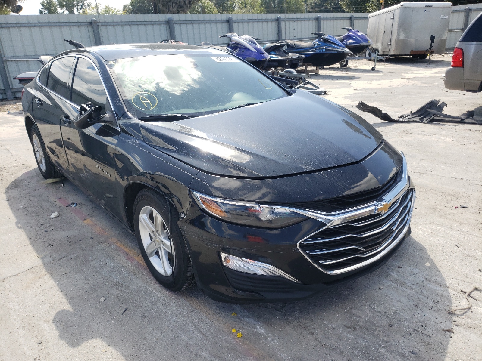 CHEVROLET MALIBU LS 2020 with VIN 1G1ZB5ST7LF030595 - Photo from auction
