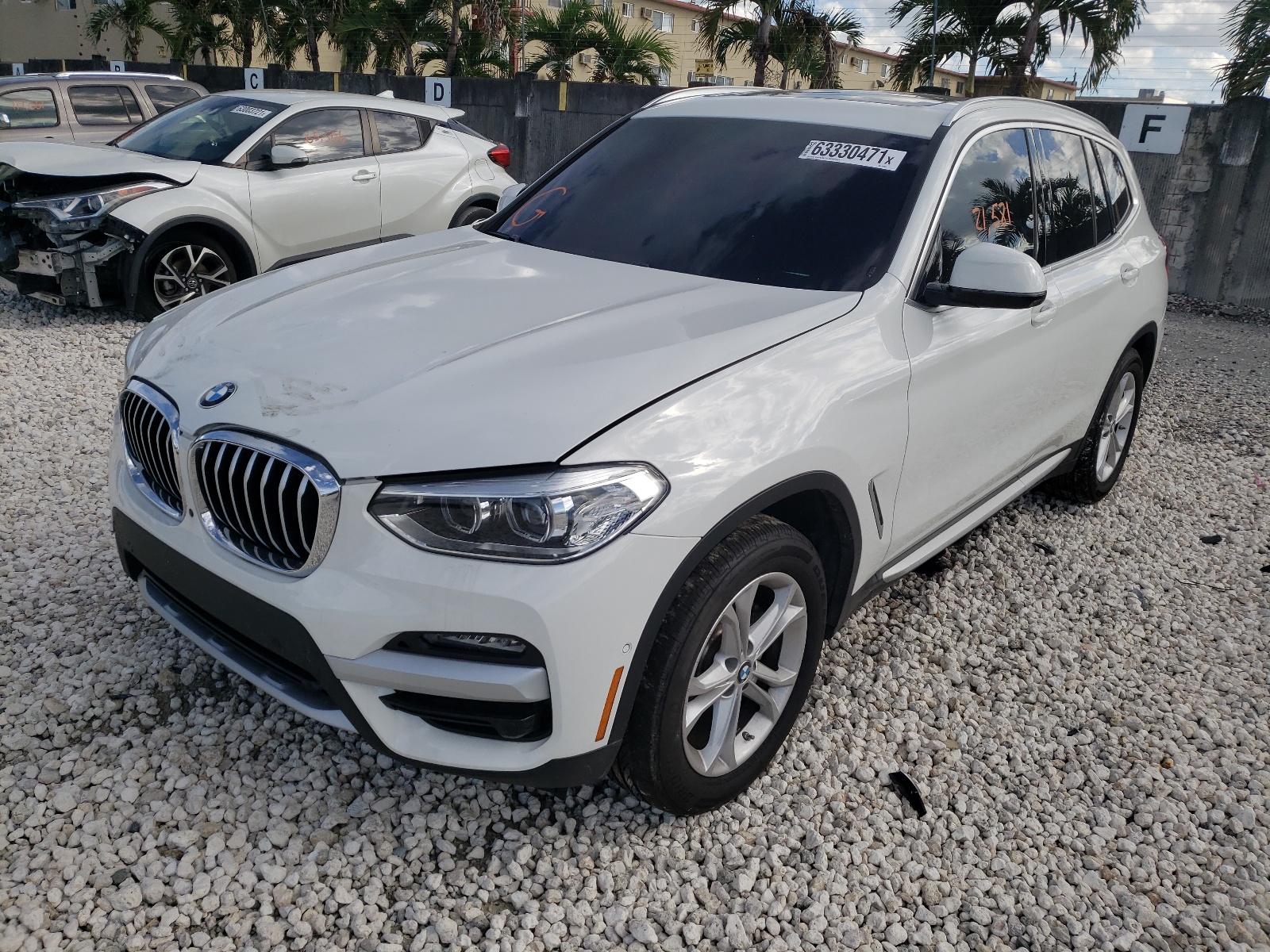 Photo 2 from auction – 2020 BMW X3 SDRIVE3 with VIN 5UXTY3C02L9C90424