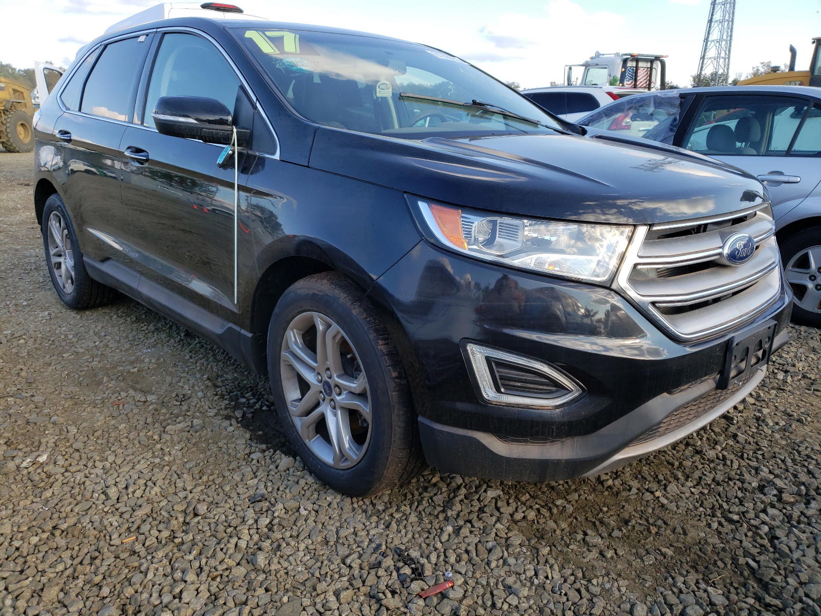 FORD EDGE TITAN 2017 with VIN 2FMPK4K81HBB33617 - Photo from auction