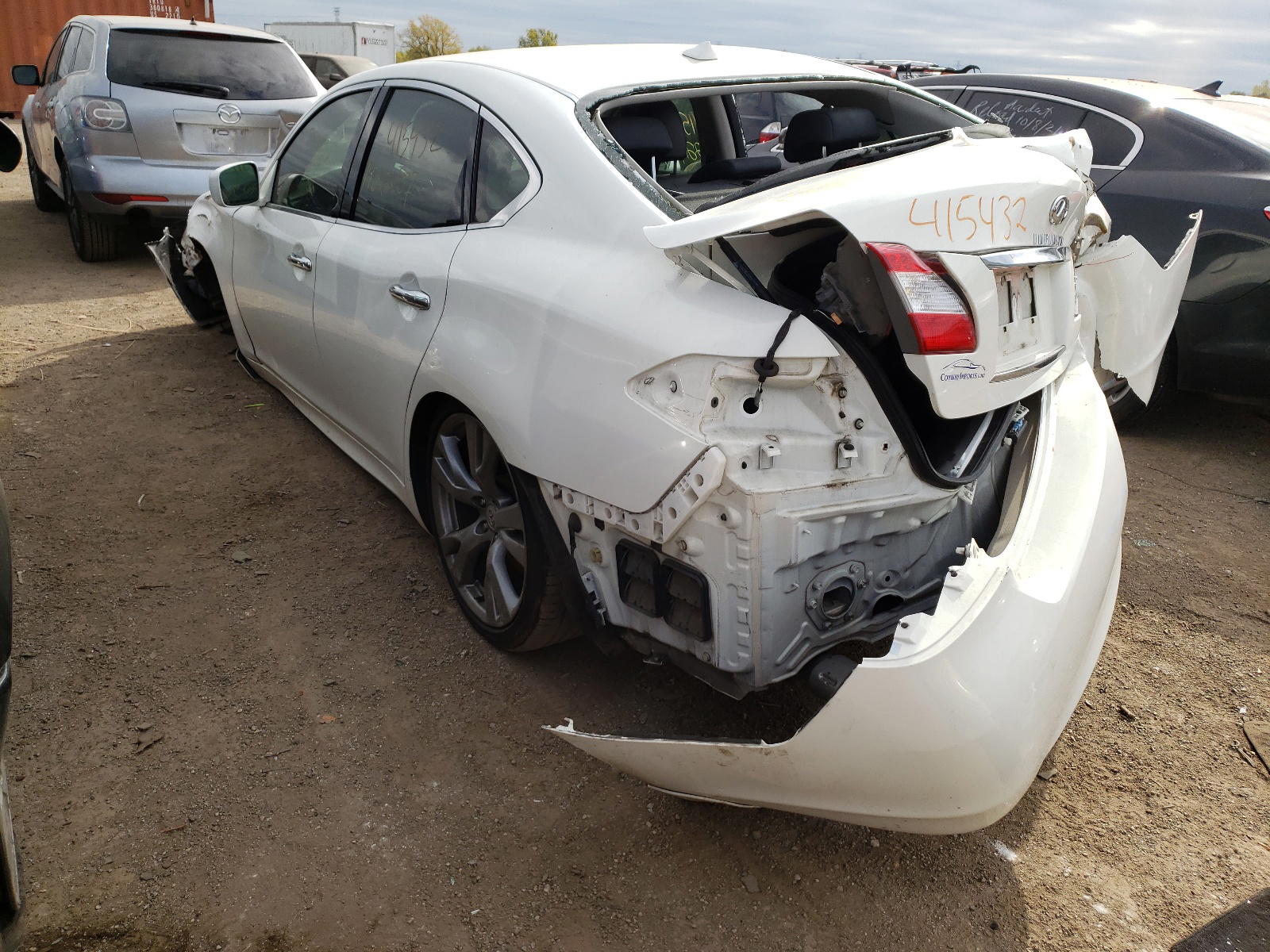 Photo 3 from auction – 2012 INFINITI M37 with VIN JN1BY1AP1CM334217