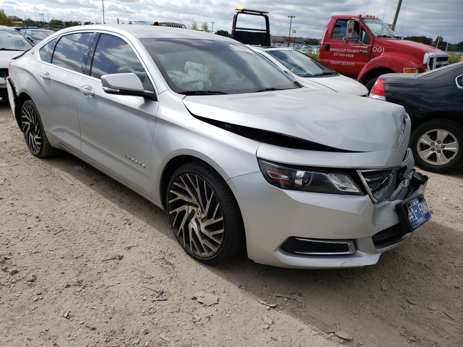 CHEVROLET IMPALA LT 2017 with VIN 2G1105S38H9171596 - Photo from auction