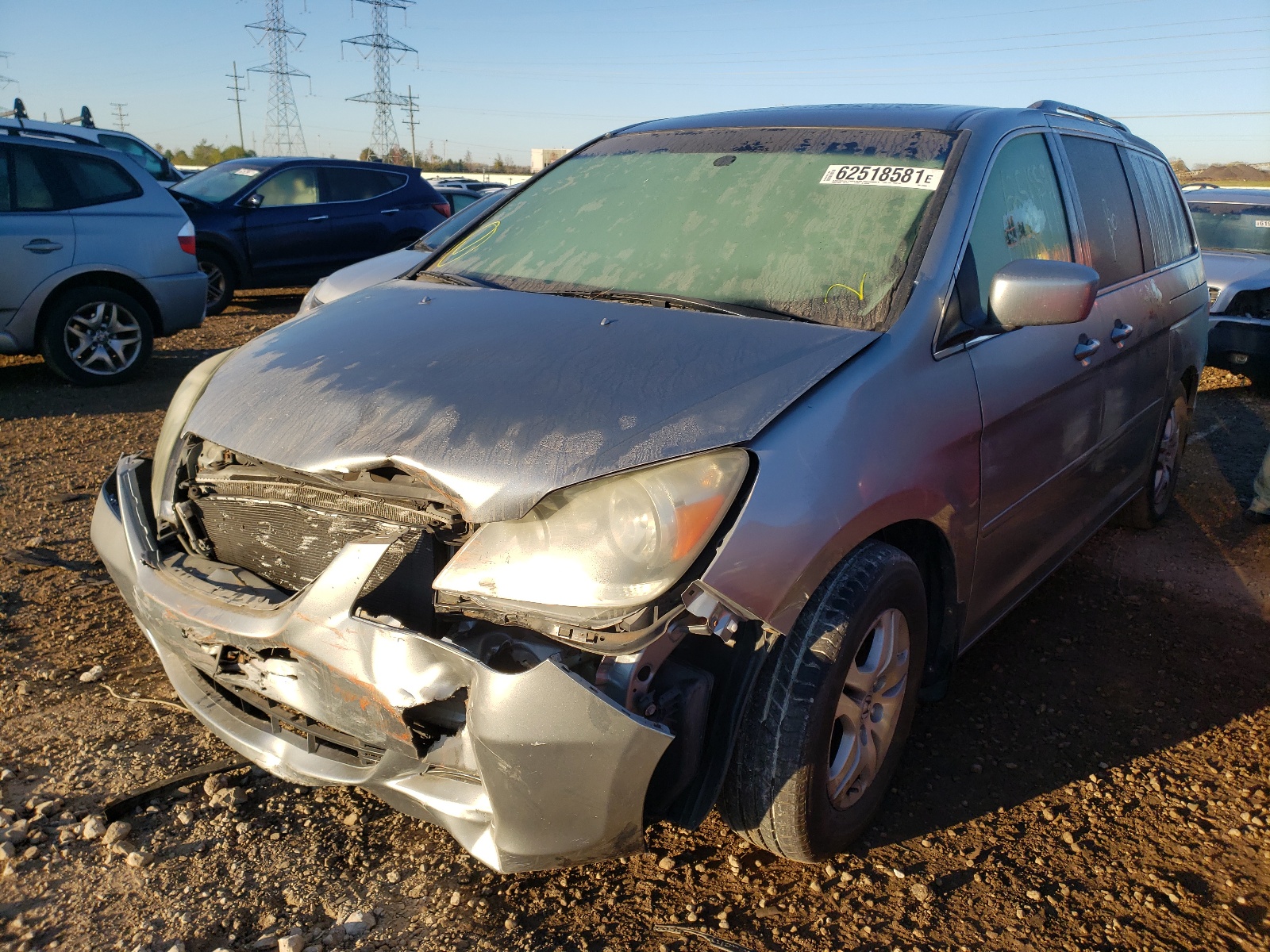 Photo 2 from auction – 2005 HONDA ODYSSEY EX with VIN 5FNRL38675B076669
