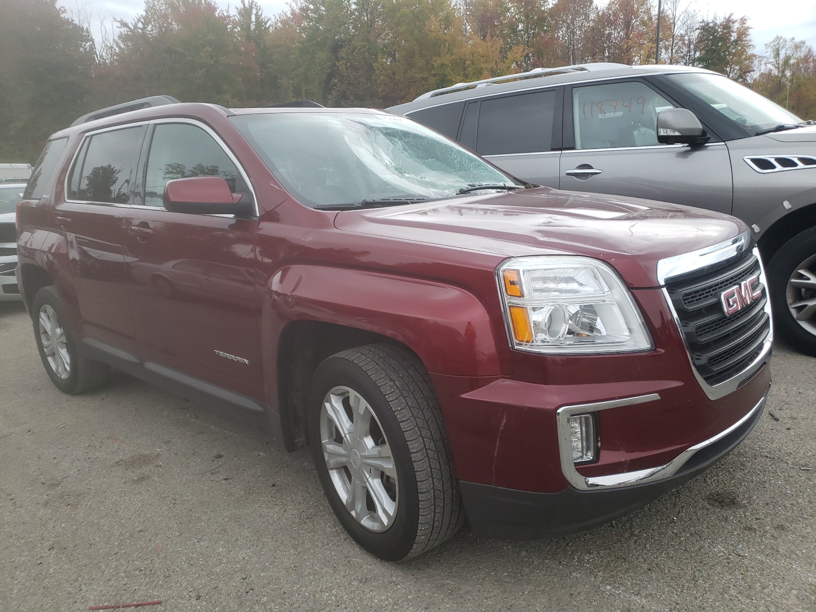 GMC TERRAIN SL 2017 مع رقم تعريف المركبة 2GKFLNE32H6186407 - صورة من المزاد