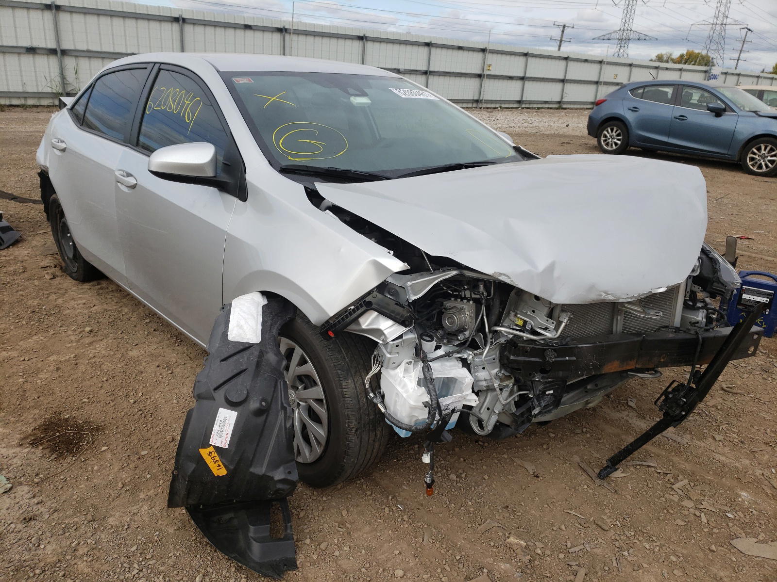 TOYOTA COROLLA 2018 with VIN 2T1BURHE0JC098066 - Photo from auction