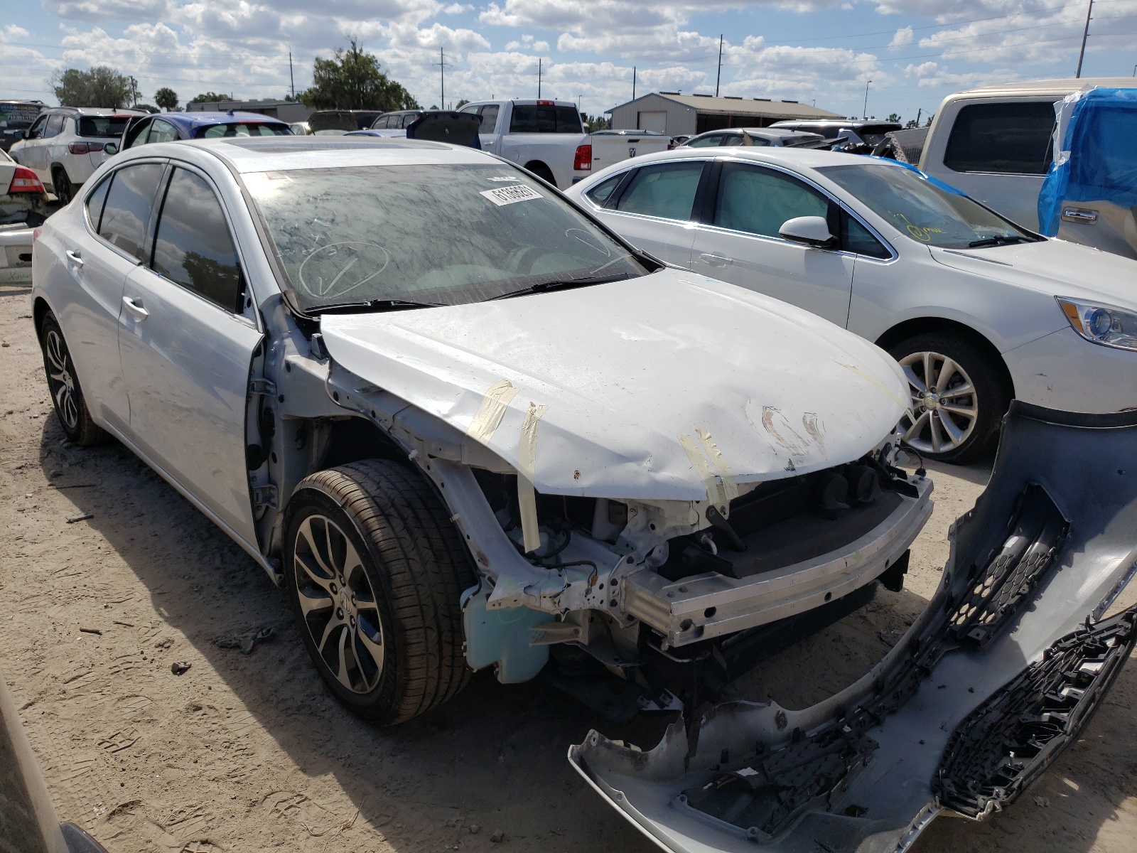 ACURA TLX 2017 with VIN 19UUB1F36HA001230 - Photo from auction
