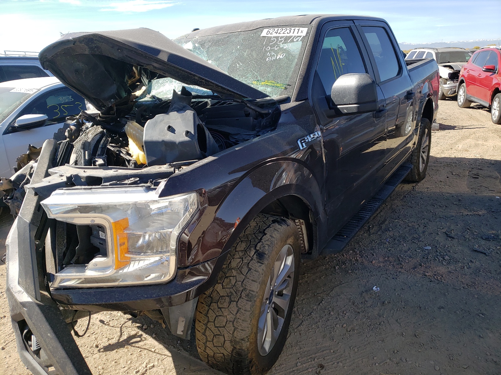 Photo 2 from auction – 2018 FORD F150 SUPER with VIN 1FTEW1EG8JKF77087