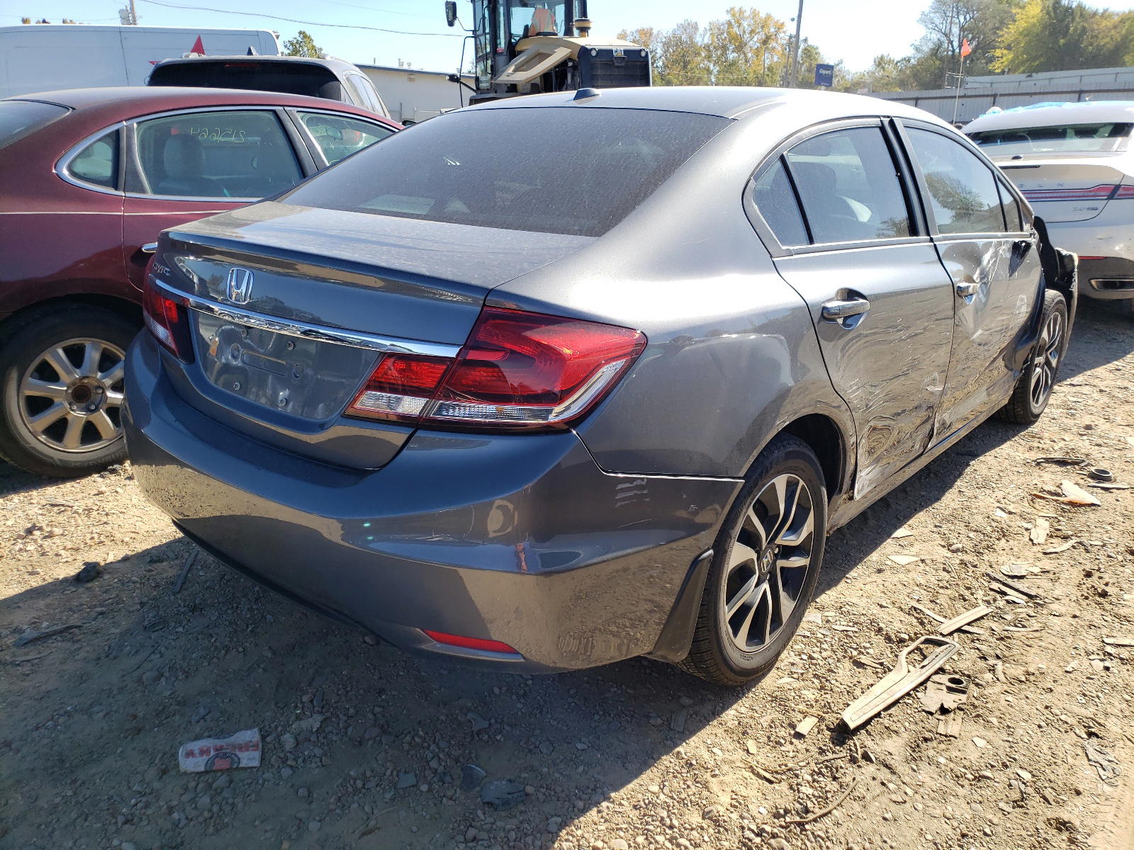 Photo 4 from auction – 2013 HONDA CIVIC EXL with VIN 19XFB2F91DE033222