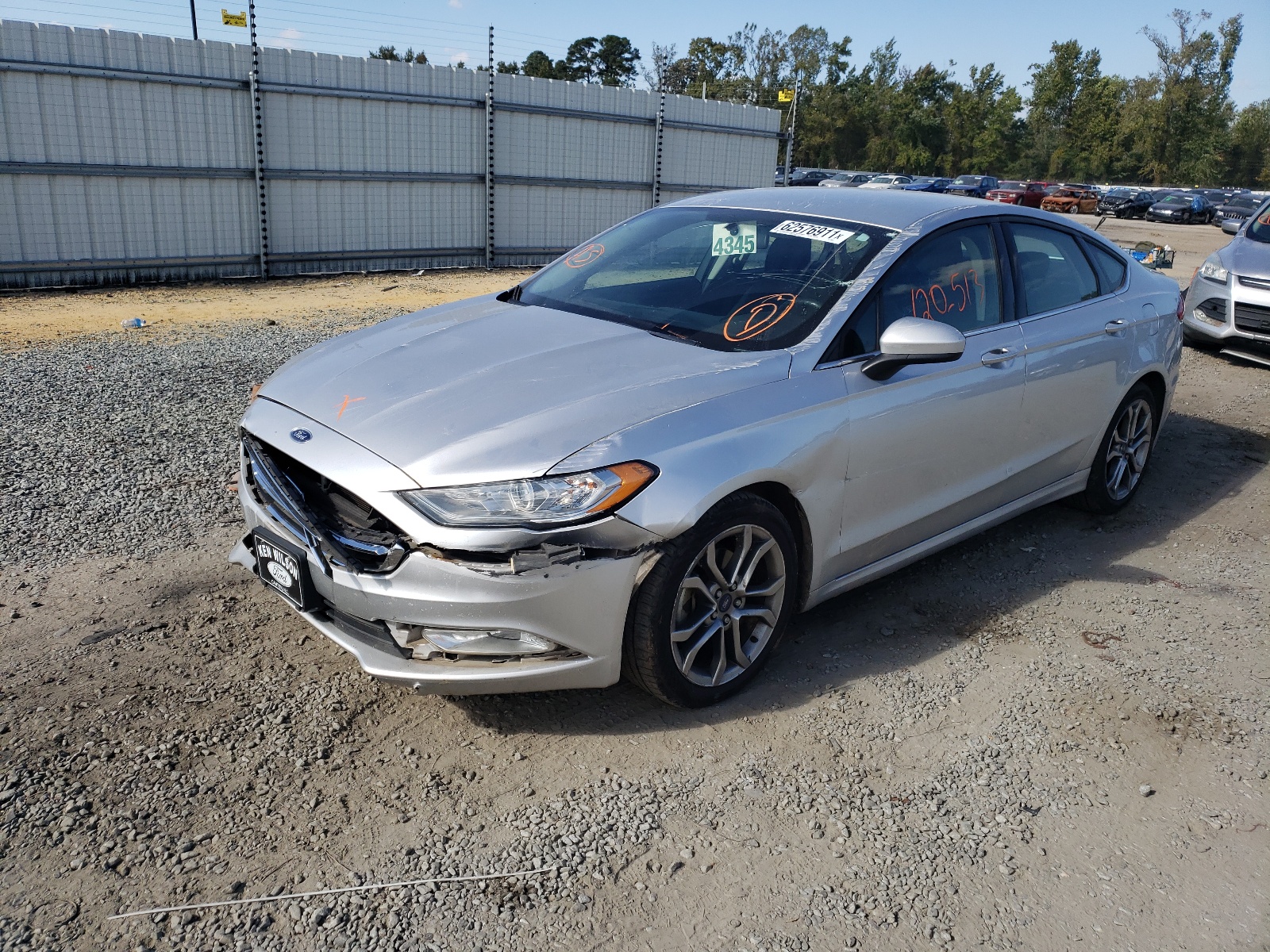 Photo 2 from auction – 2017 FORD FUSION S with VIN 3FA6P0G73HR189057