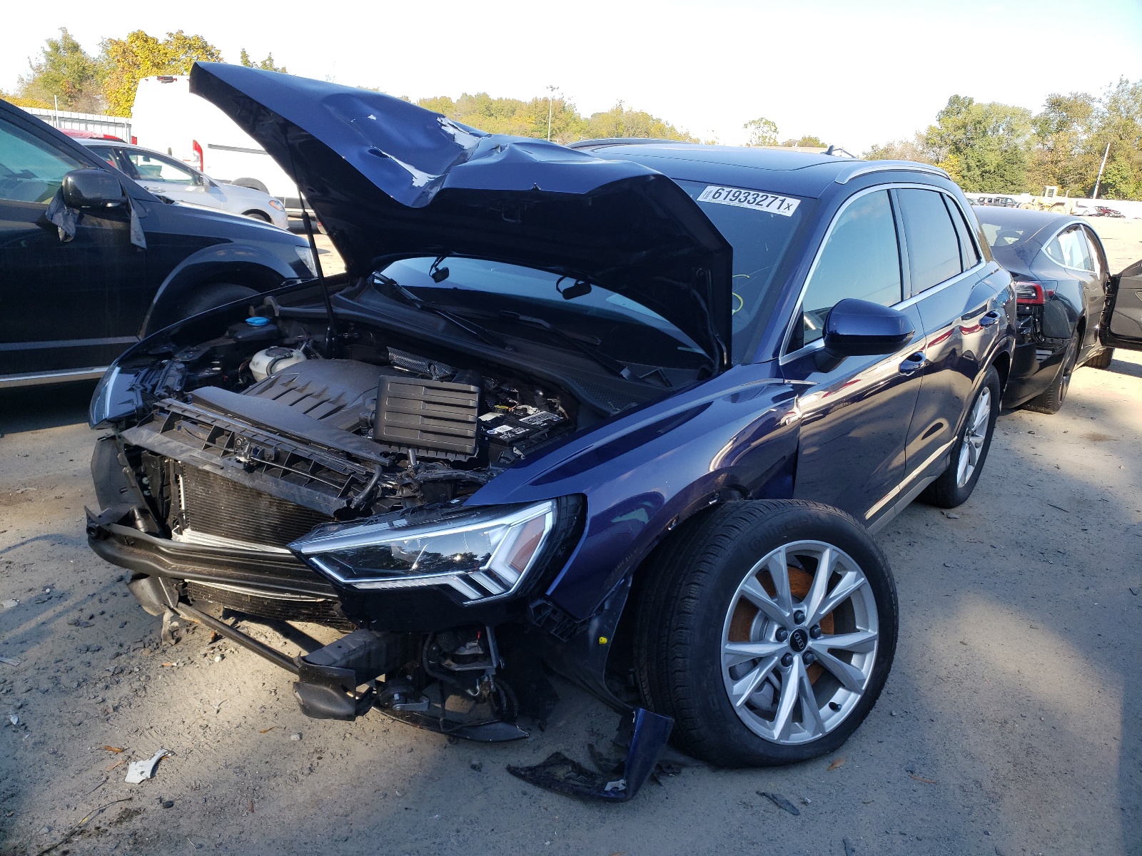 Photo 2 from auction – 2021 AUDI Q3 PREMIUM with VIN WA1EECF32M1090630