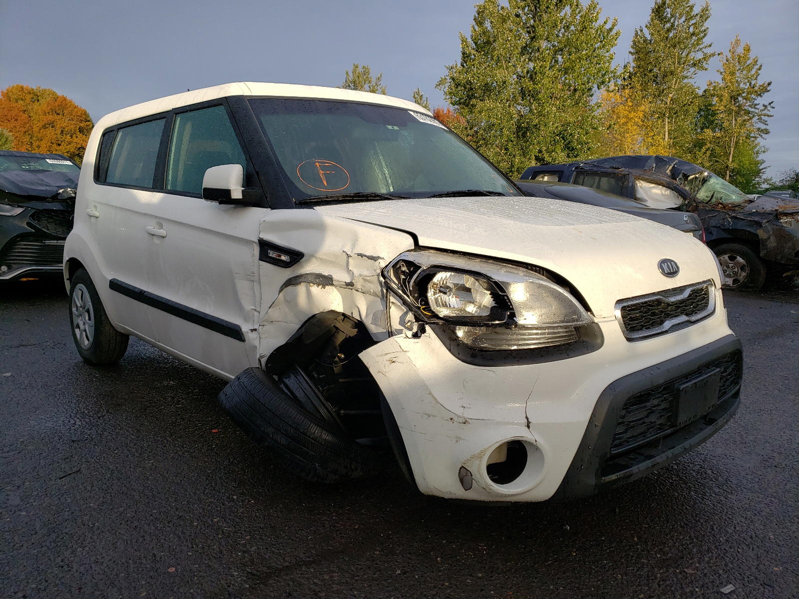 KIA SOUL 2012 with VIN KNDJT2A5XC7463437 - Photo from auction