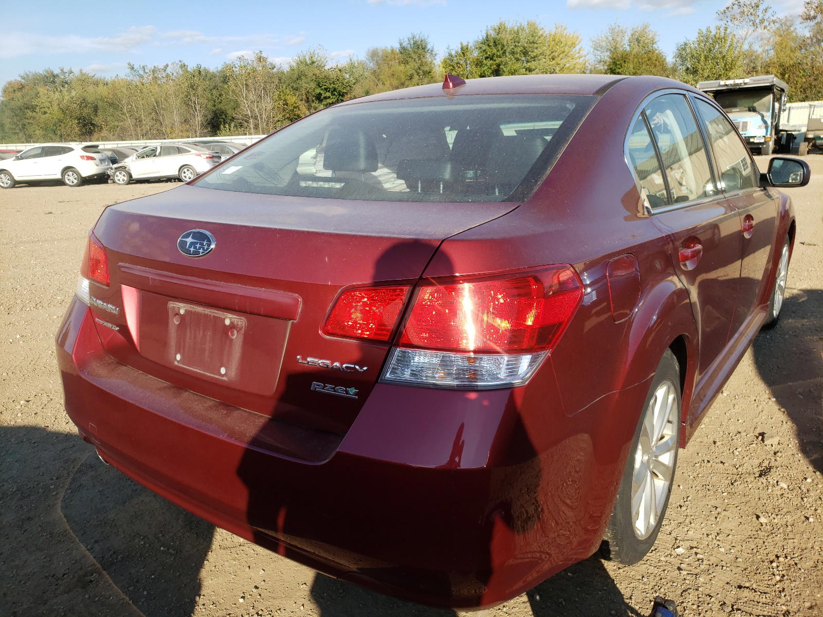 Photo 4 from auction – 2013 SUBARU LEGACY 2.5 with VIN 4S3BMBK65D3040671