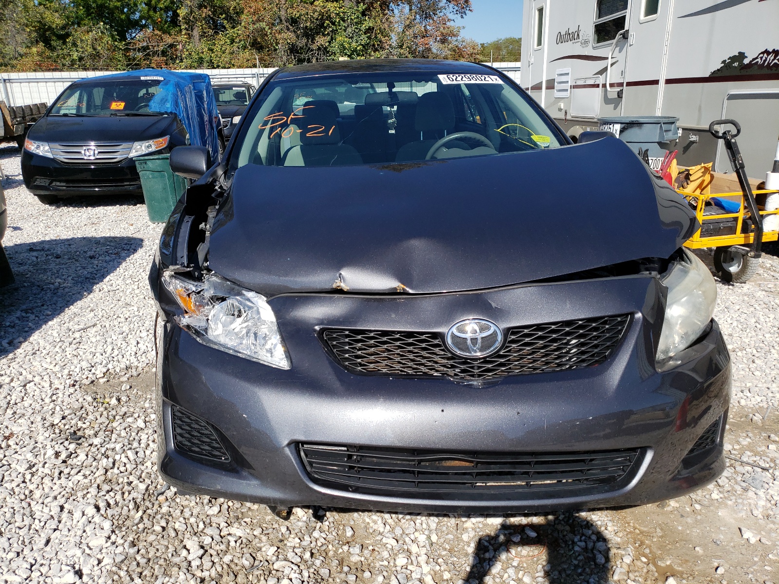 Photo 9 from auction – 2010 TOYOTA COROLLA BA with VIN 1NXBU4EE2AZ192309