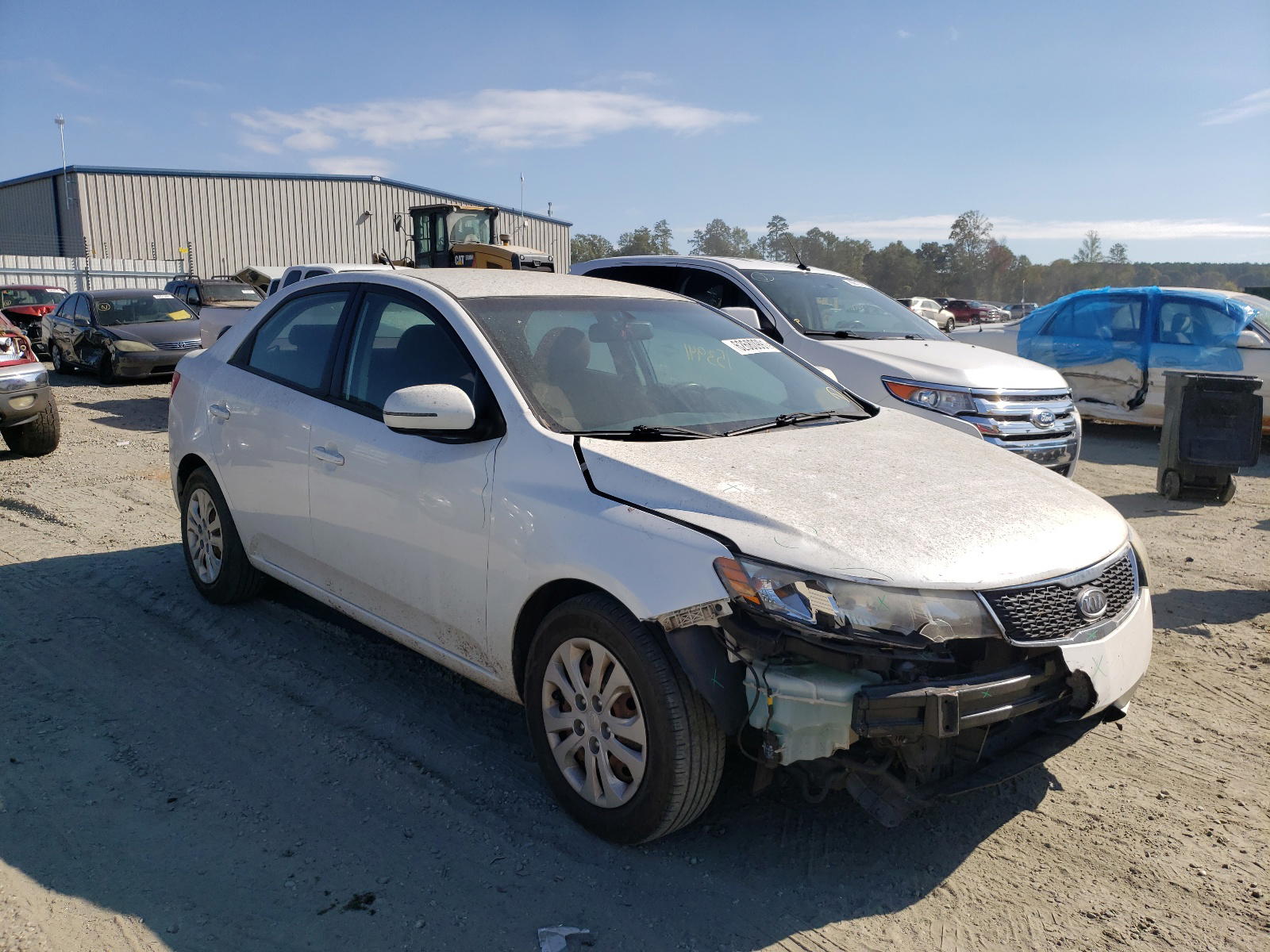 KIA FORTE EX 2011 with VIN KNAFU4A24B5366116 - Photo from auction