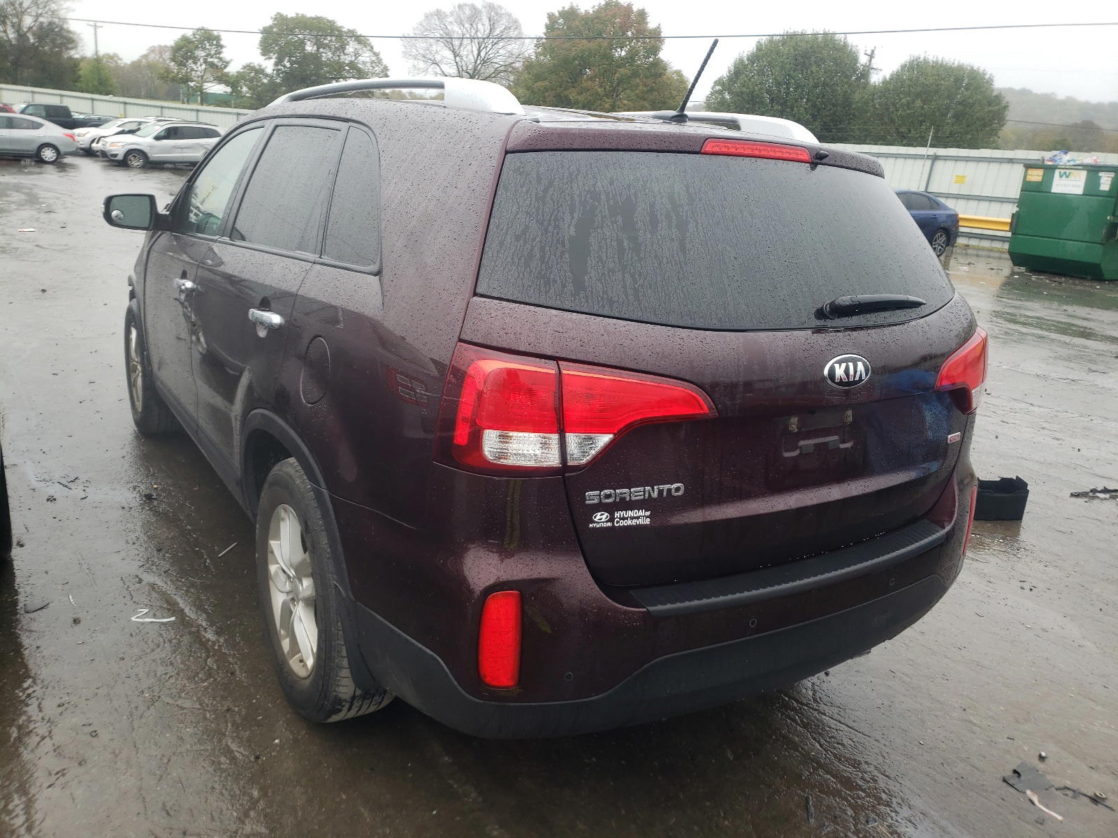 Photo 3 from auction – 2015 KIA SORENTO LX with VIN 5XYKT3A67FG569063