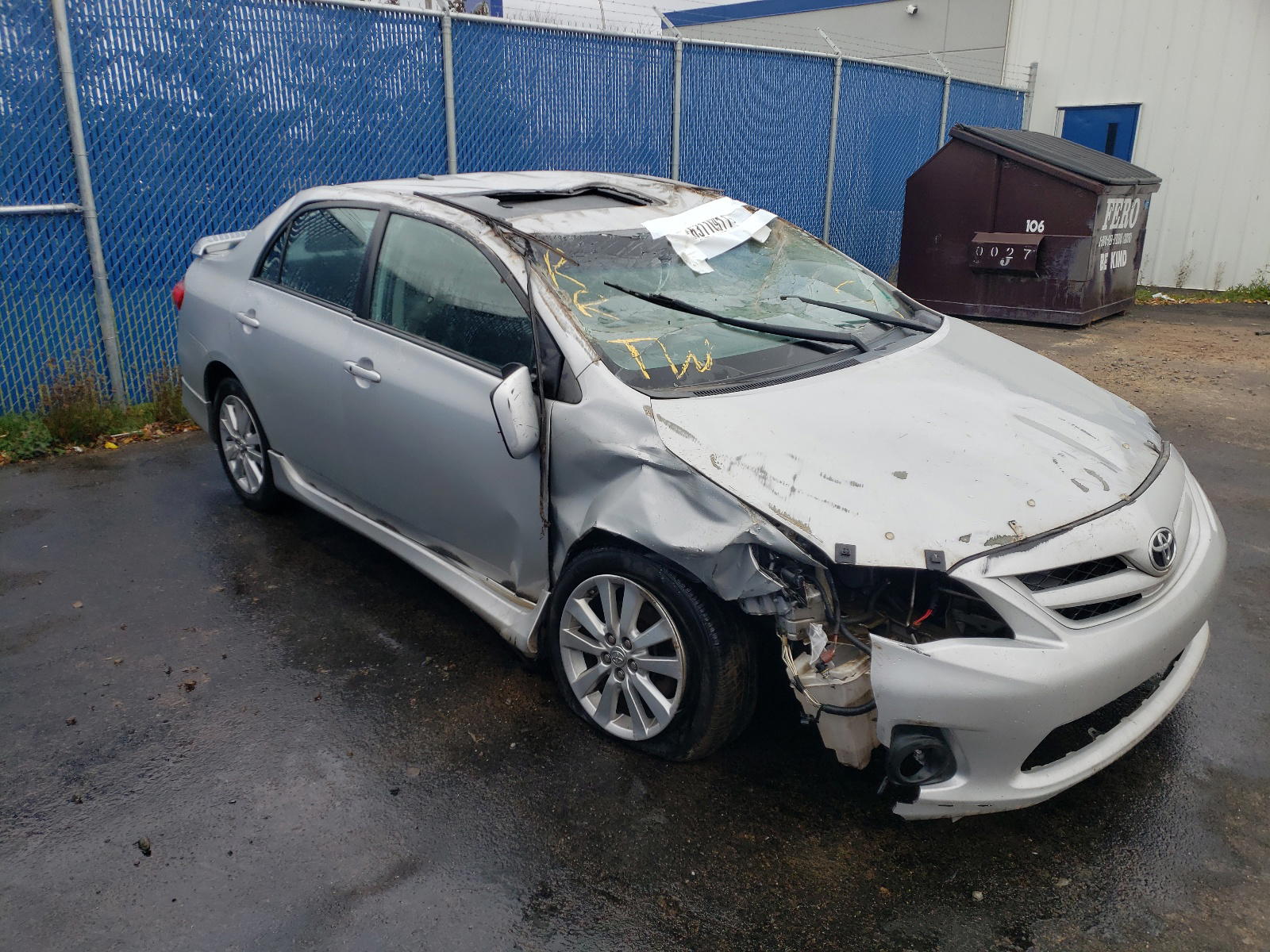 TOYOTA COROLLA BA 2013 with VIN 2T1BU4EE7DC062211 - Photo from auction