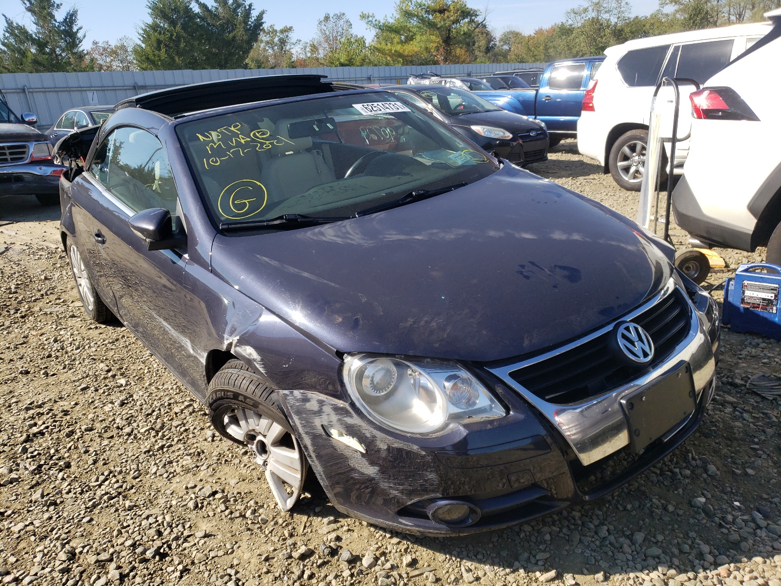 Photo 1 from auction – 2009 VOLKSWAGEN EOS TURBO with VIN WVWBA71F89V022877