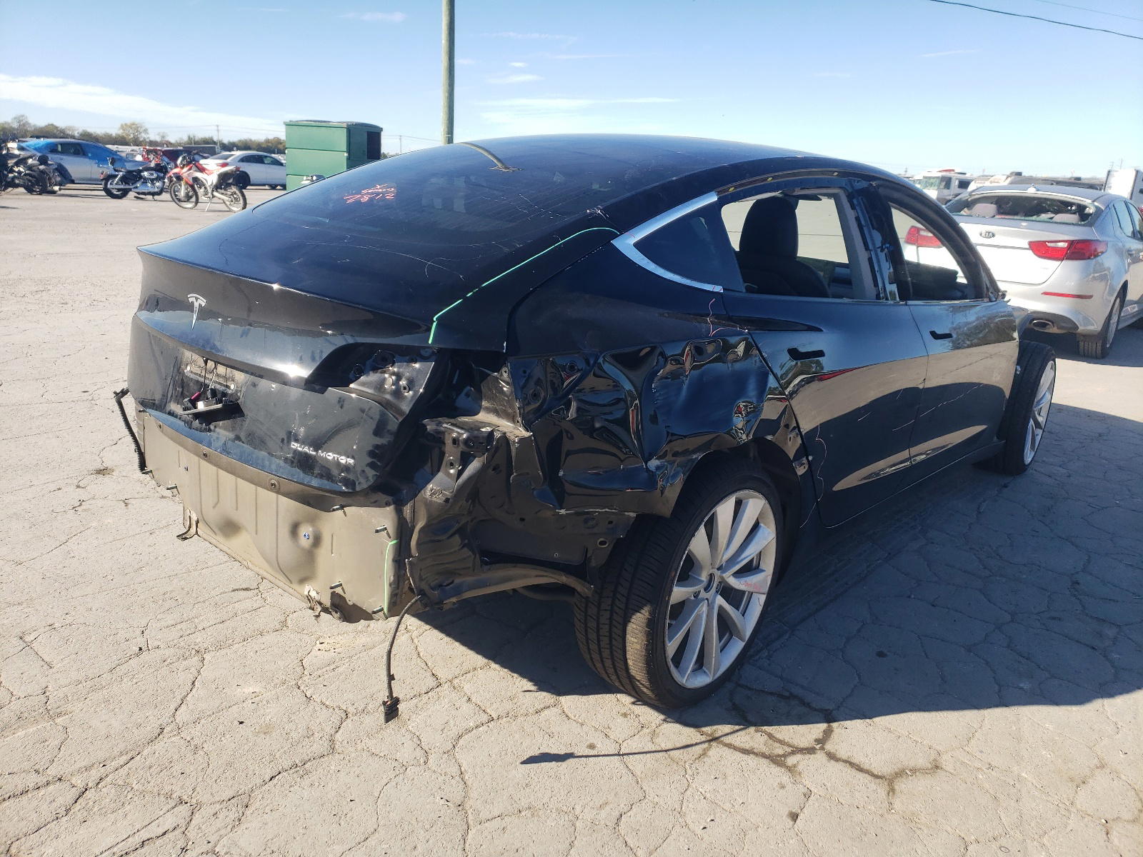 Photo 4 from auction – 2020 TESLA MODEL 3 with VIN 5YJ3E1EBXLF647817