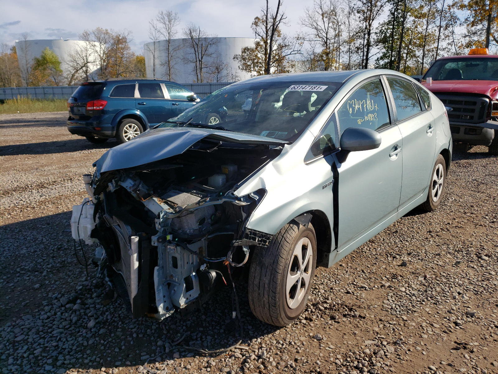 Photo 2 from auction – 2012 TOYOTA PRIUS with VIN JTDKN3DUXC5390170