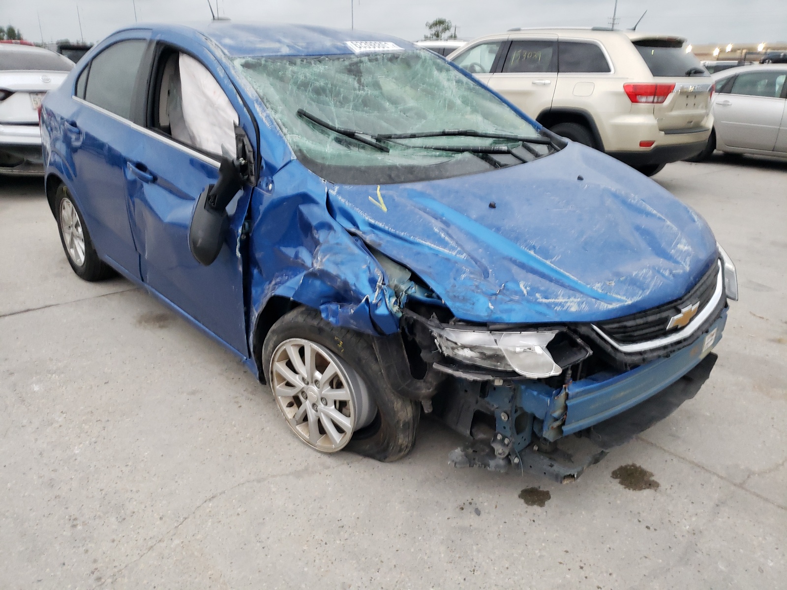 CHEVROLET SONIC LT 2017 with VIN 1G1JD5SH9H4139193 - Photo from auction
