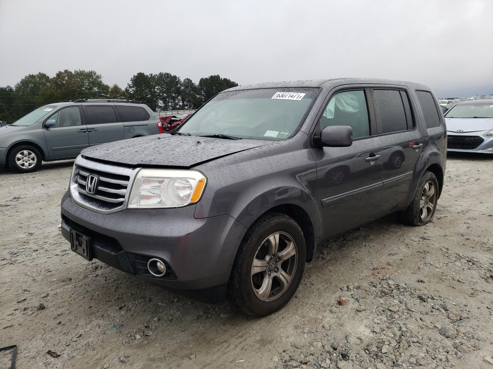 Photo 2 from auction – 2014 HONDA PILOT EX with VIN 5FNYF4H48EB033594