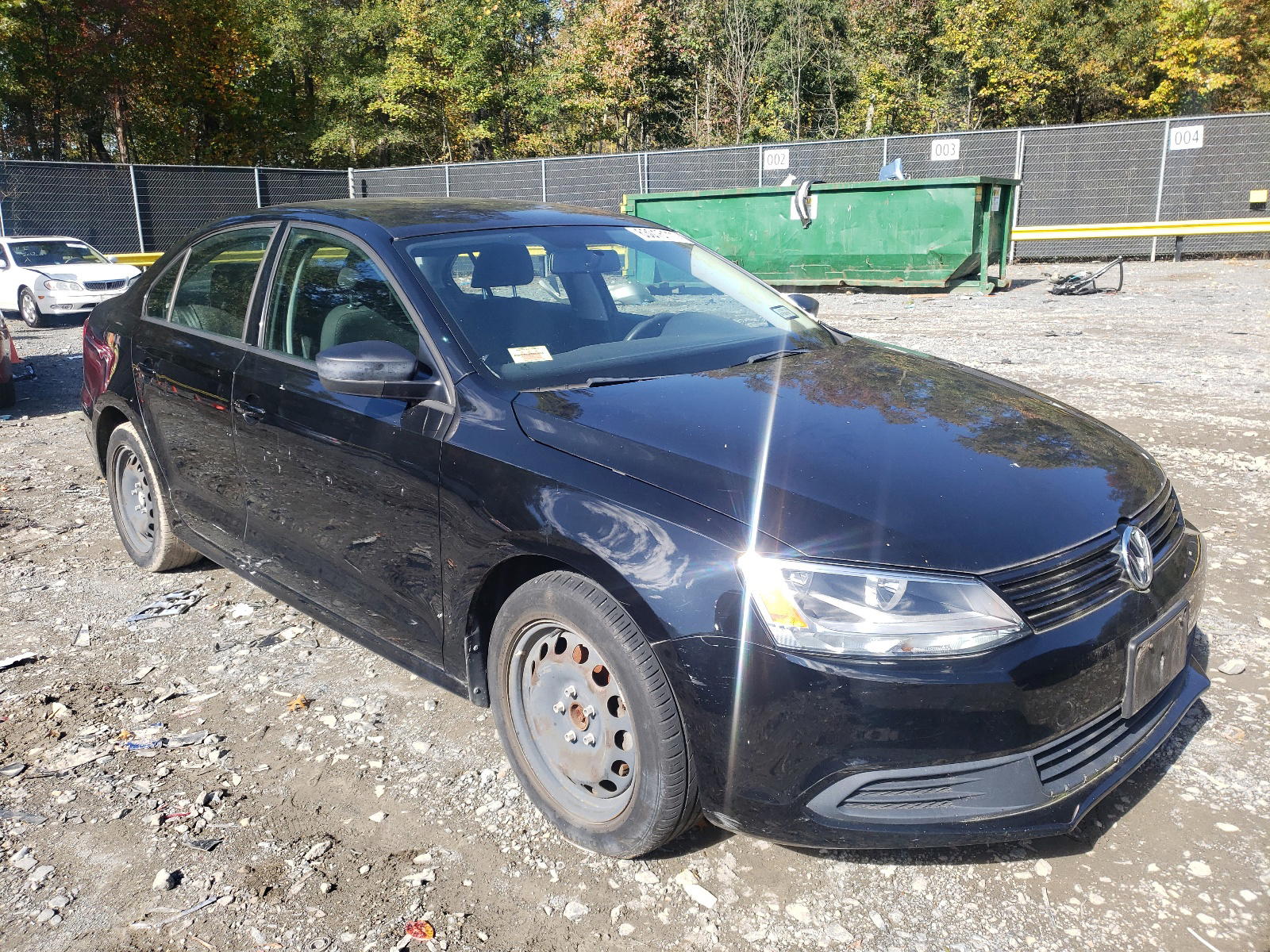 VOLKSWAGEN JETTA BASE 2012 with VIN 3VW2K7AJ7CM334446 - Photo from auction