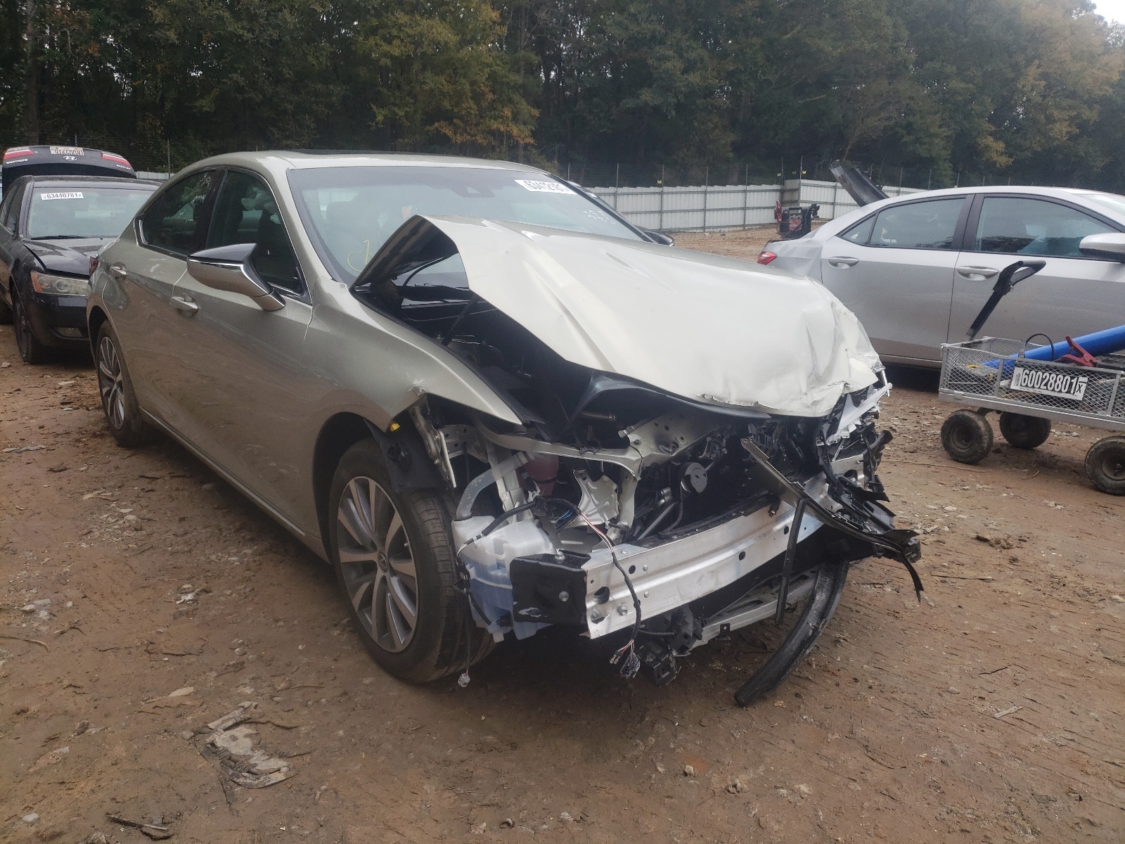 Photo 1 from auction – 2021 LEXUS ES 350 BAS with VIN 58ACZ1B10MU092826