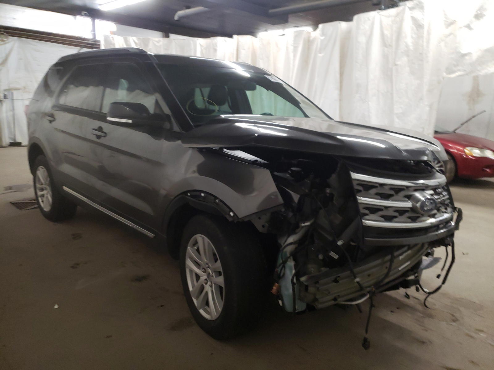 FORD EXPLORER 2018 with VIN 1FM5K8D86JGB37625 - Photo from auction