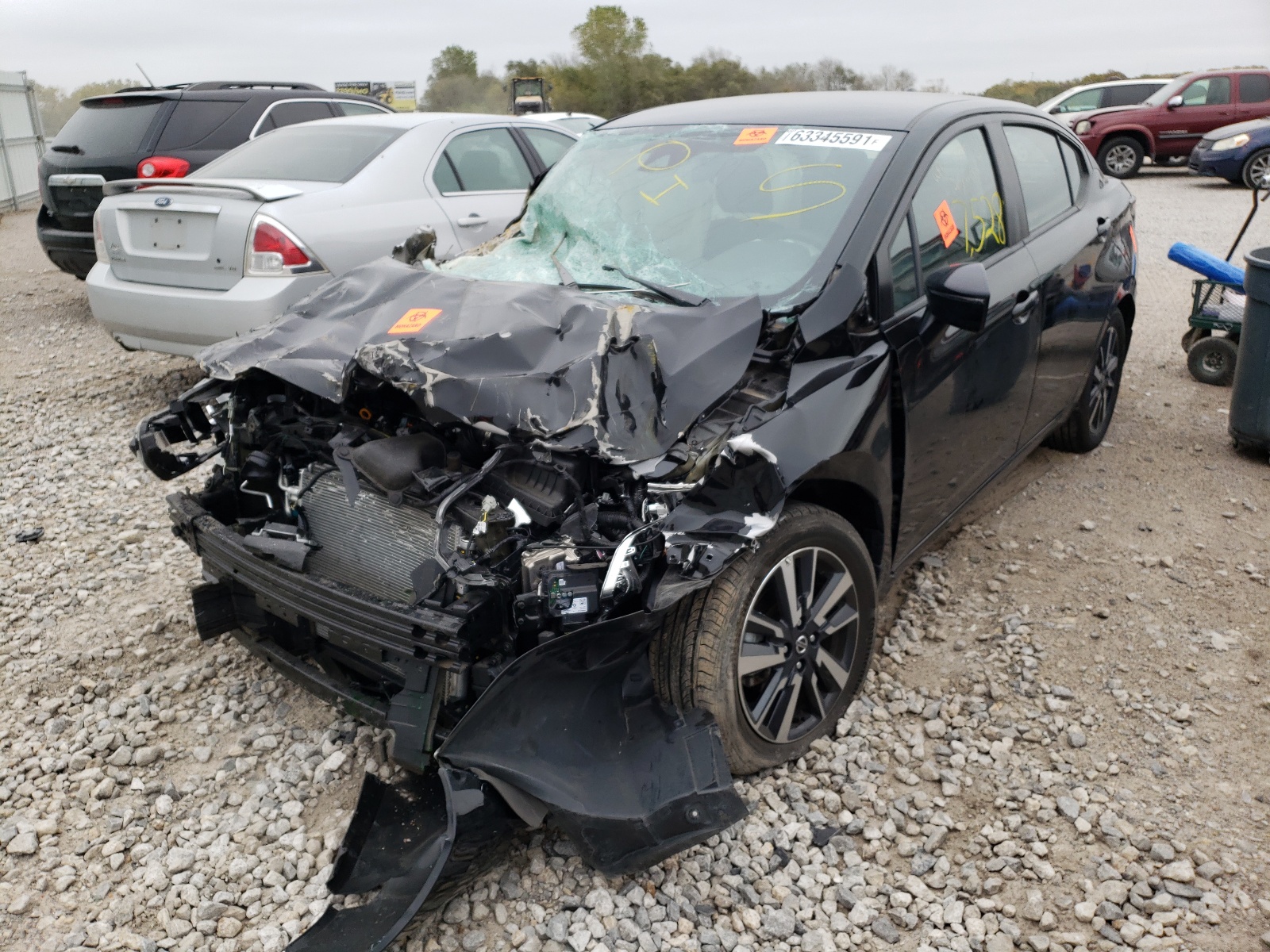 Photo 2 from auction – 2021 NISSAN VERSA SV with VIN 3N1CN8EV6ML837154