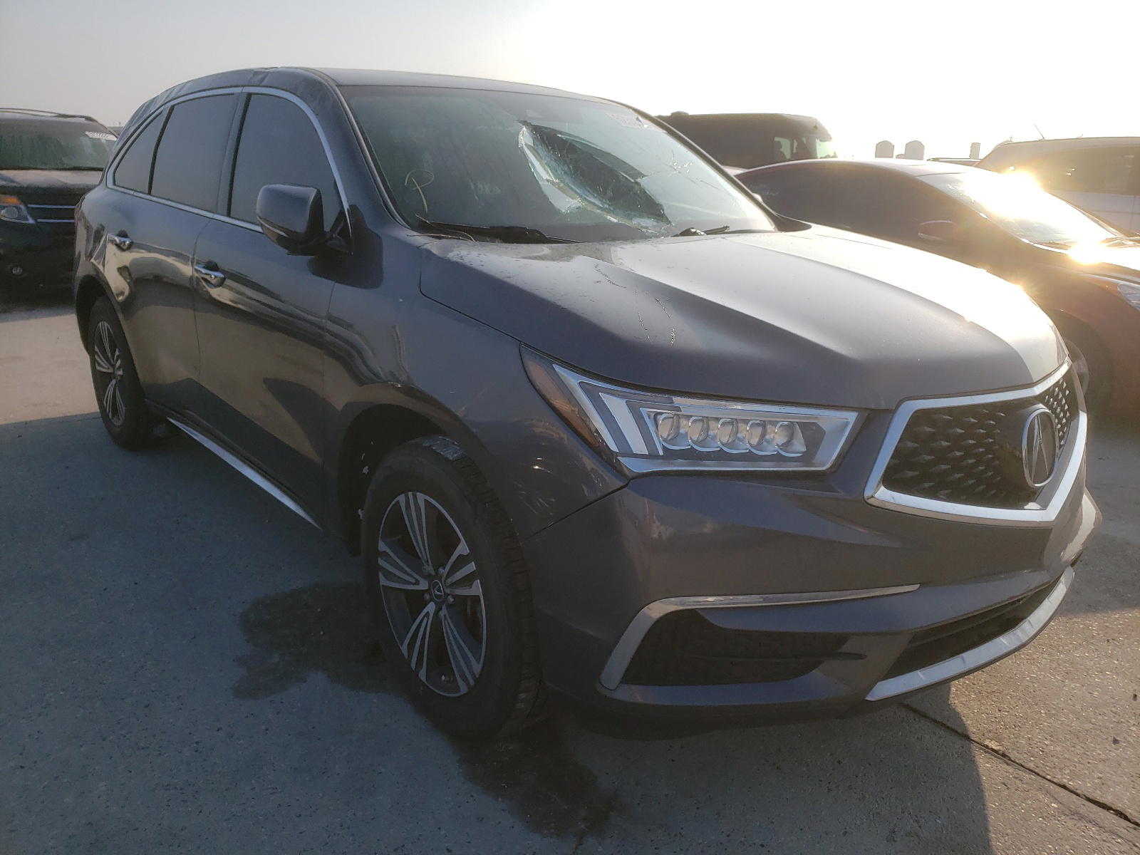 ACURA MDX 2017 with VIN 5FRYD3H31HB007512 - Photo from auction
