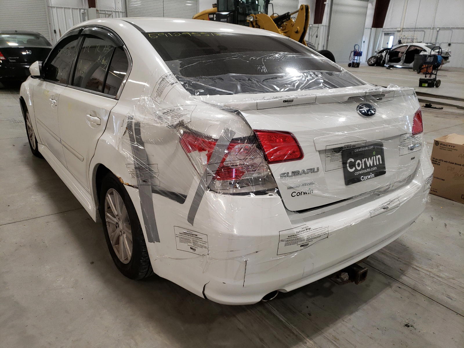 Photo 3 from auction – 2012 SUBARU LEGACY 2.5 with VIN 4S3BMCG6XC3016394
