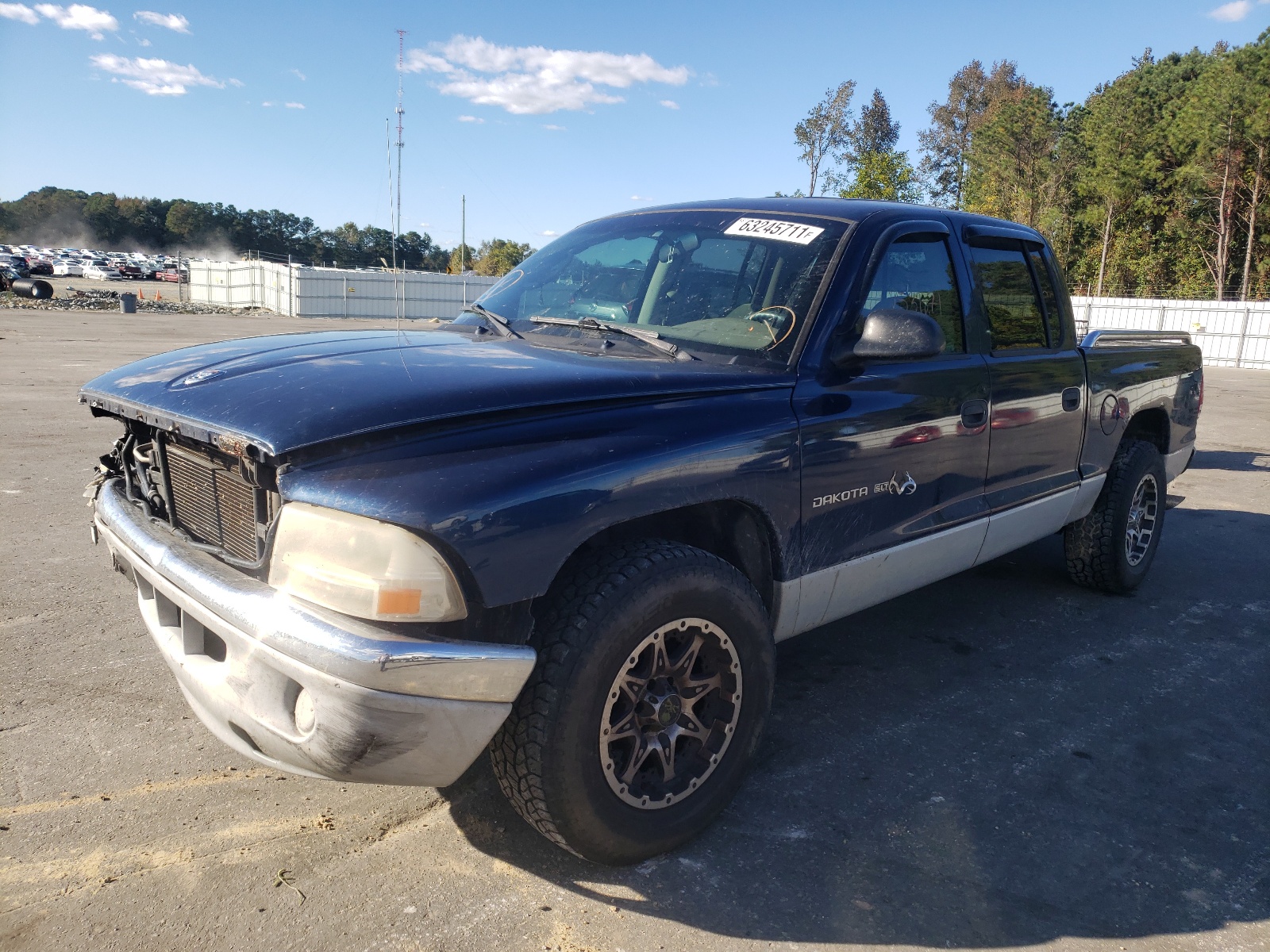 Фото 2 с аукциона – 2001 DODGE DAKOTA QUA с VIN 1B7HL2AX71S292320