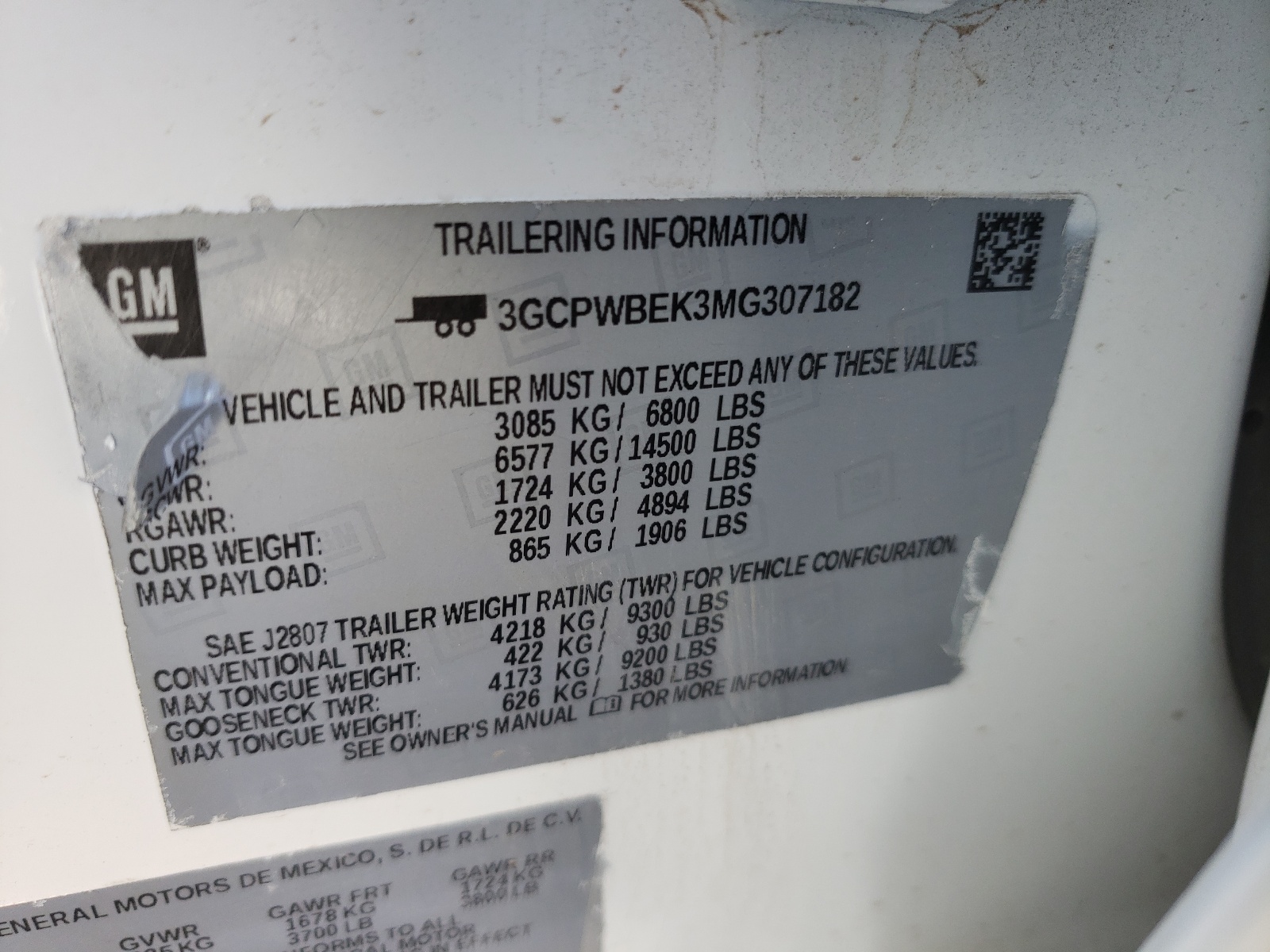 Photo 10 from auction – 2021 CHEVROLET SILVERADO with VIN 3GCPWBEK3MG307182