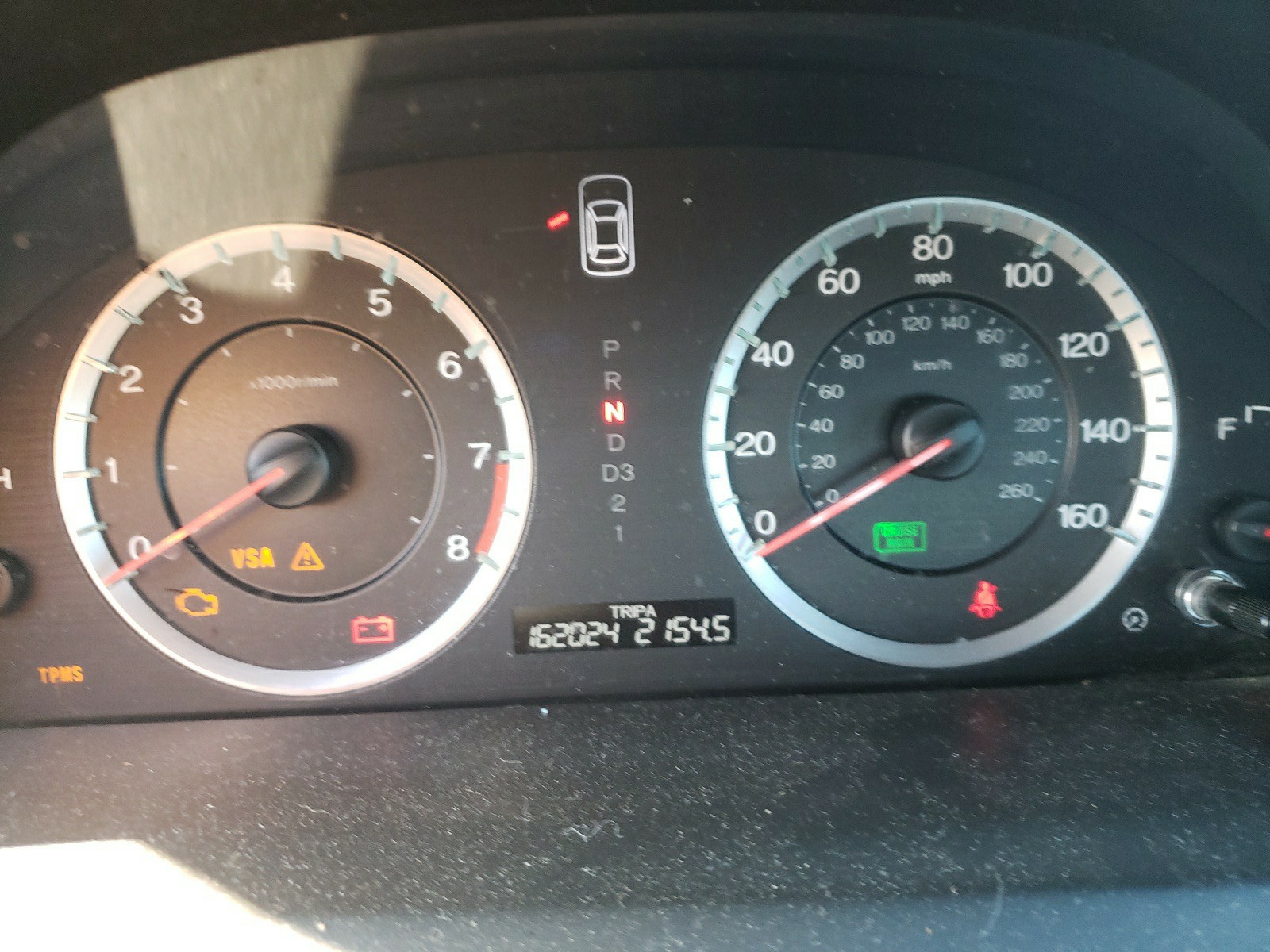 Photo 8 from auction – 2009 HONDA ACCORD LX with VIN 1HGCS12399A001029