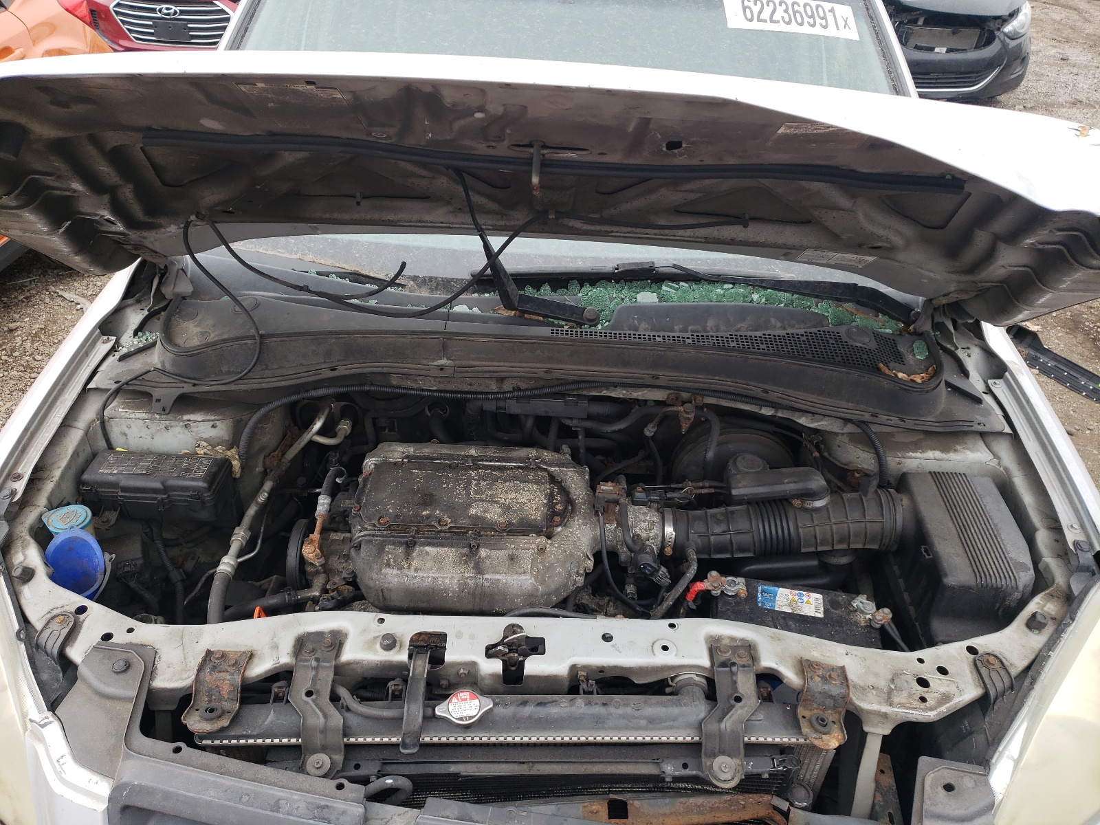 Zdjęcie 7 z aukcji – 2003 HONDA PILOT EX z VIN 2HKYF18423H506130