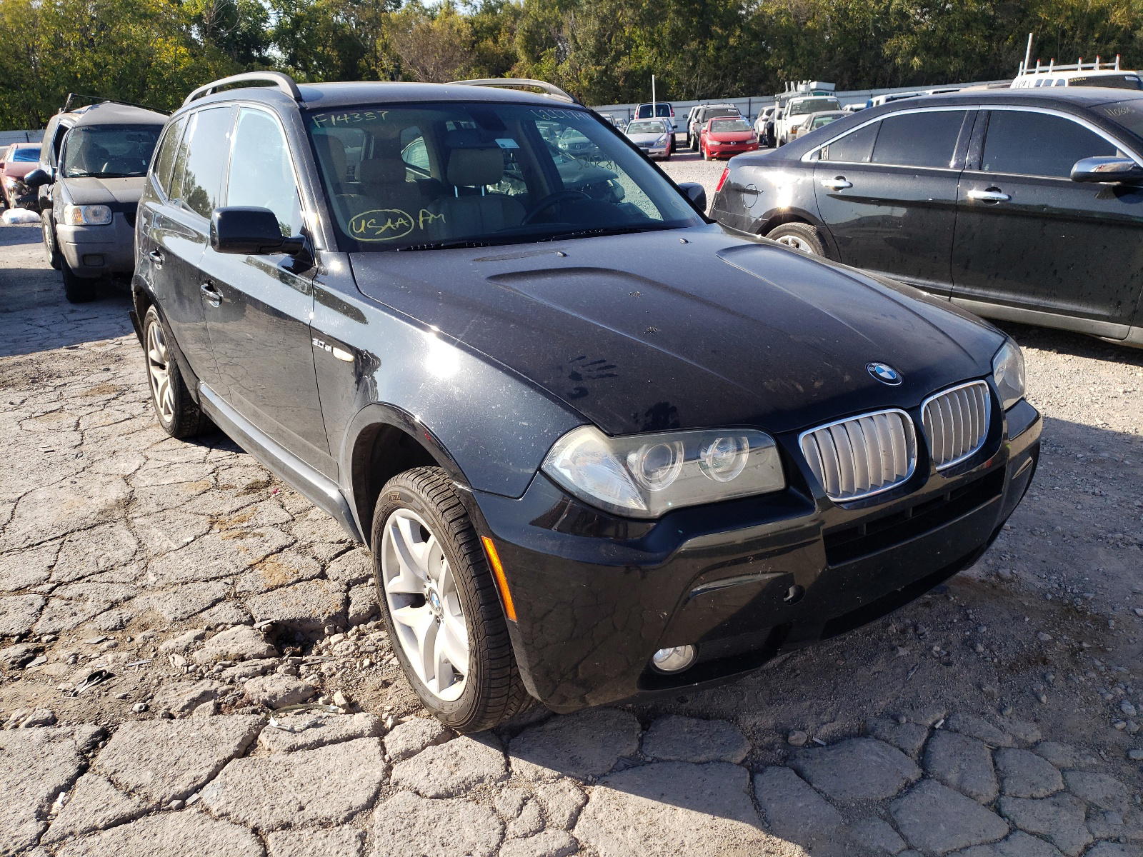 BMW X3 3.0SI 2007 with VIN WBXPC93497WF14337 - Photo from auction