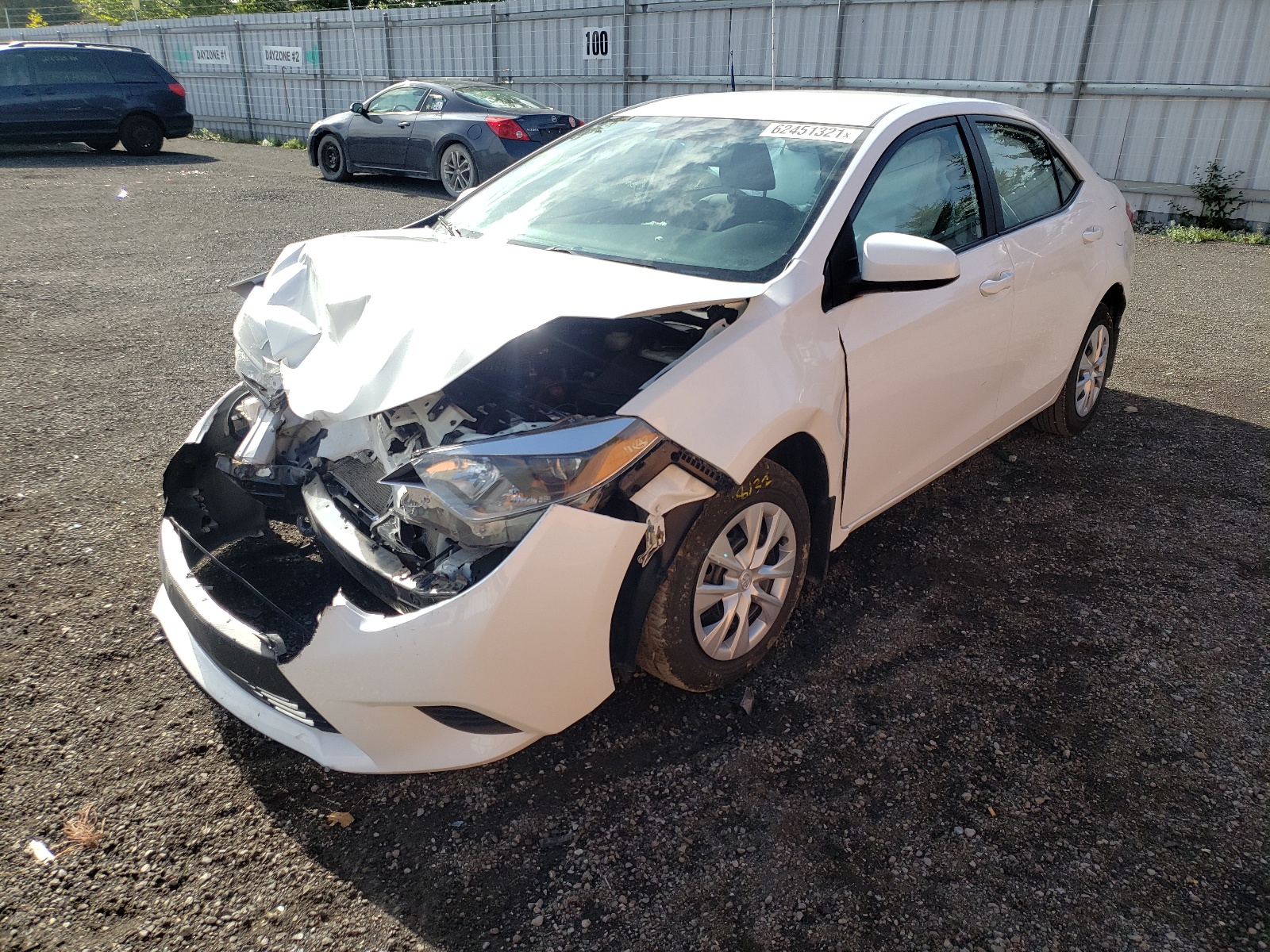 Photo 2 from auction – 2016 TOYOTA COROLLA L with VIN 2T1BURHE7GC493371