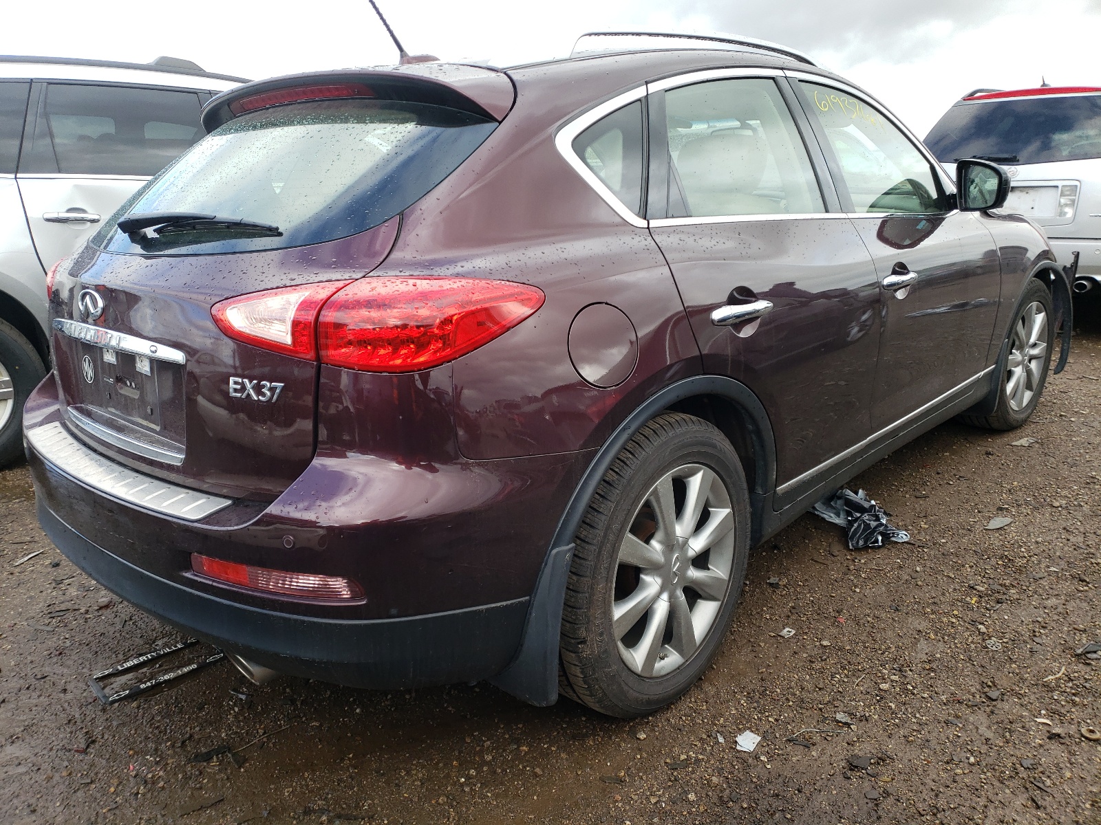 Photo 4 from auction – 2013 INFINITI EX37 BASE with VIN JN1BJ0HR5DM480546