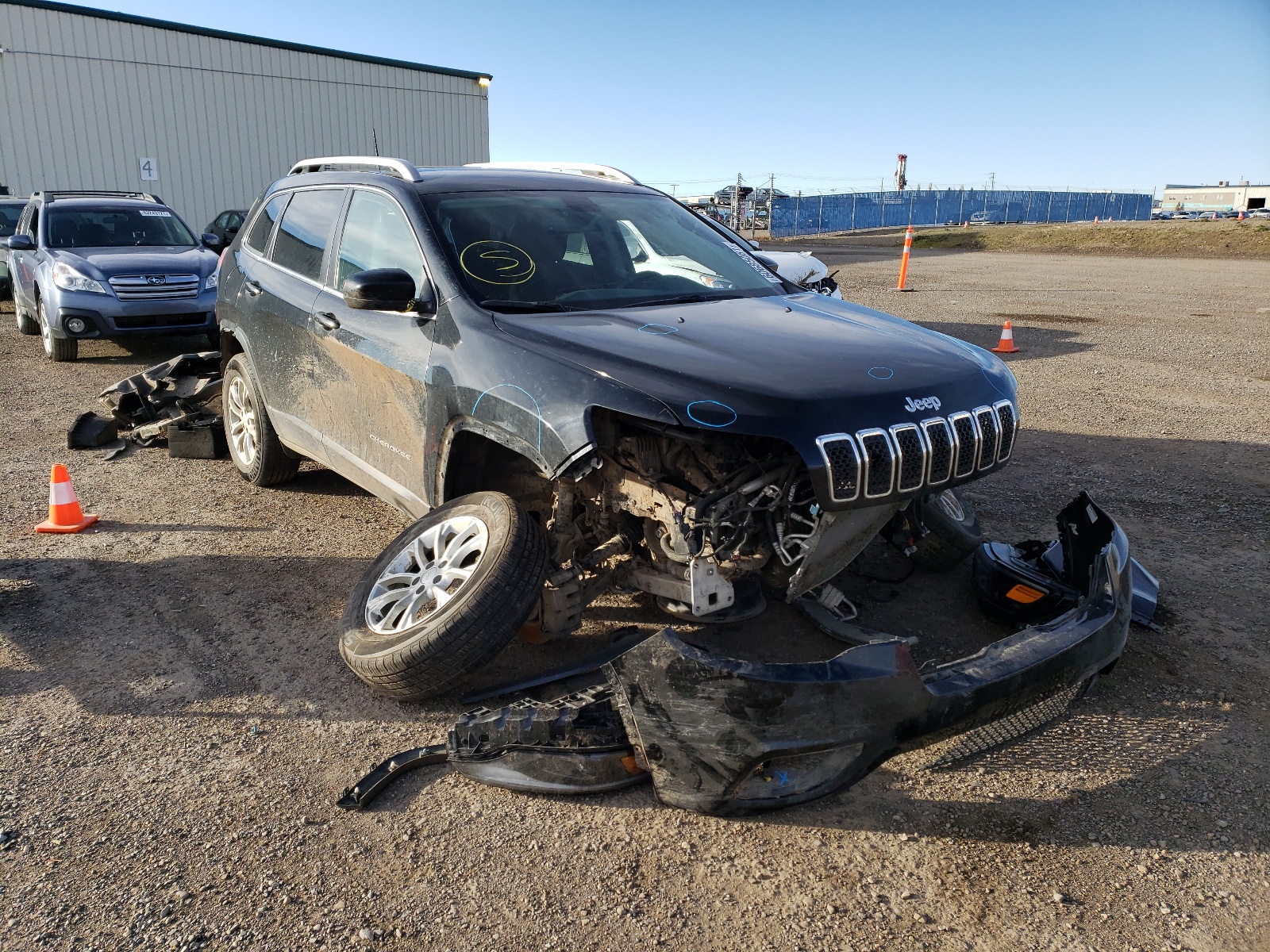 JEEP CHEROKEE L 2019 with VIN 1C4PJMCX3KD190738 - Photo from auction