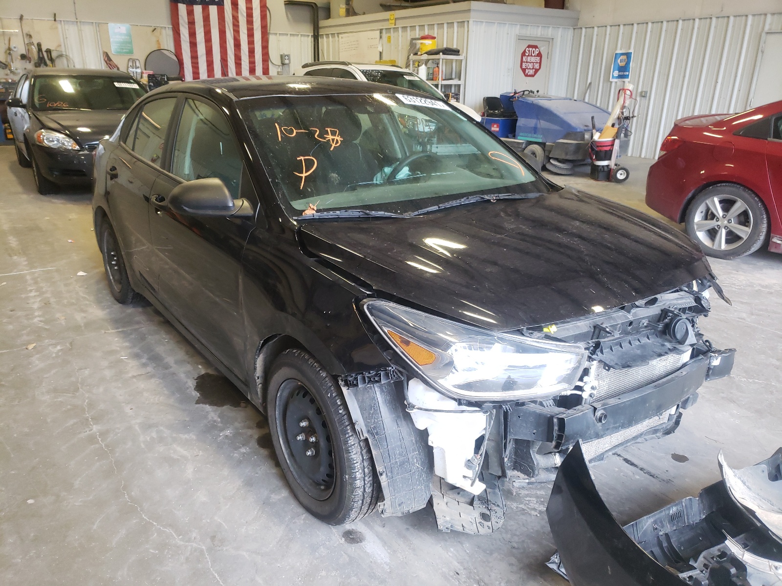 KIA RIO LX 2018 with VIN 3KPA24AB3JE065231 - Photo from auction