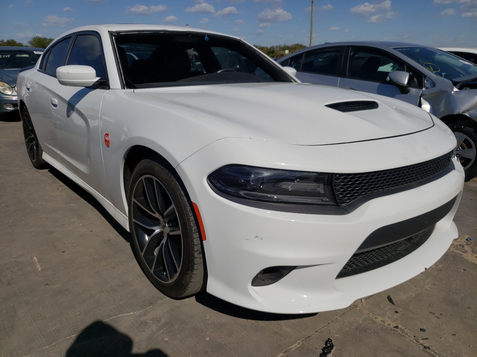 DODGE CHARGER R/ 2018 with VIN 2C3CDXGJ6JH272594 - Photo from auction