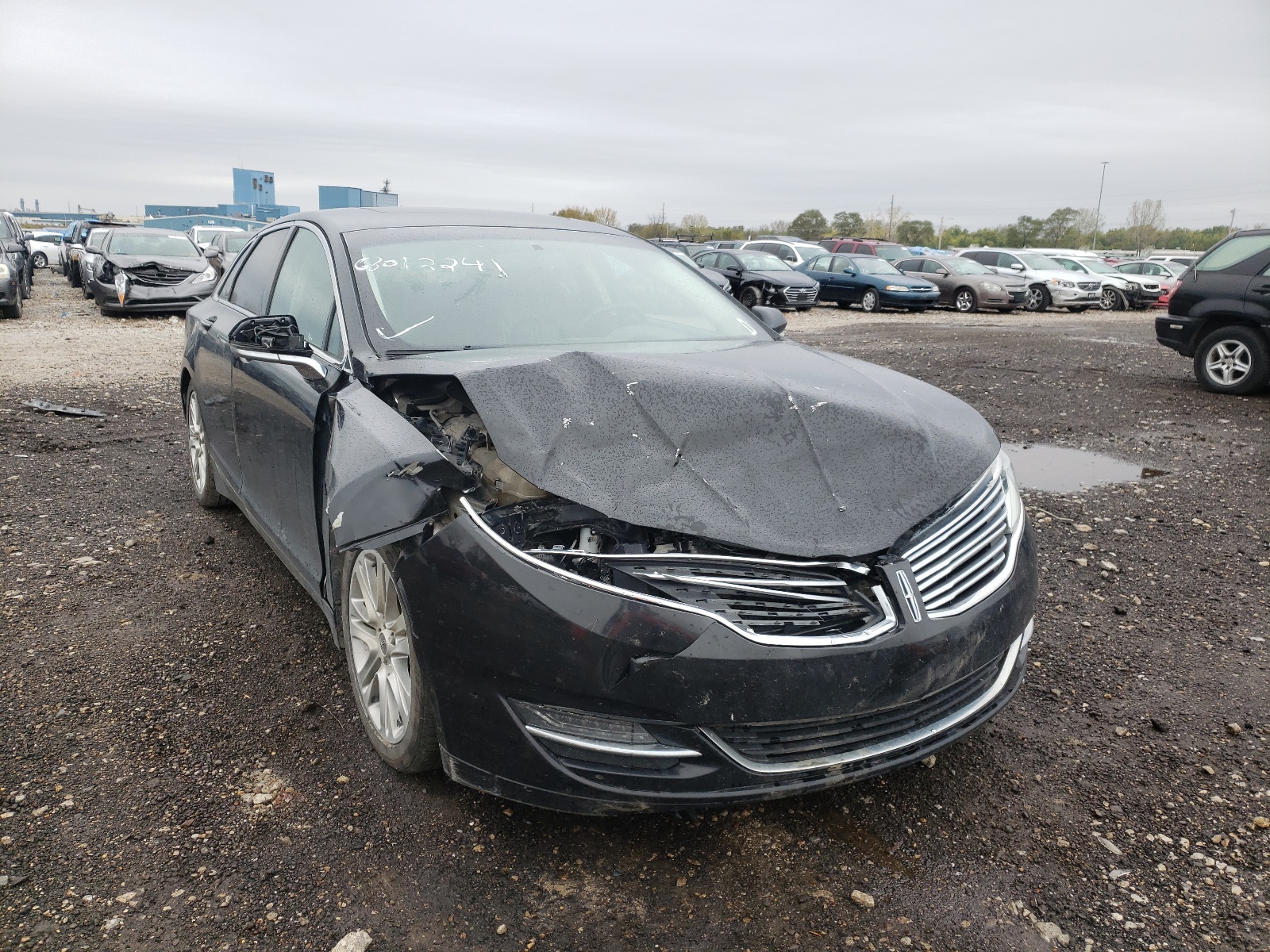 LINCOLN MKZ HYBRID 2014 with VIN 3LN6L2LU6ER815415 - Photo from auction