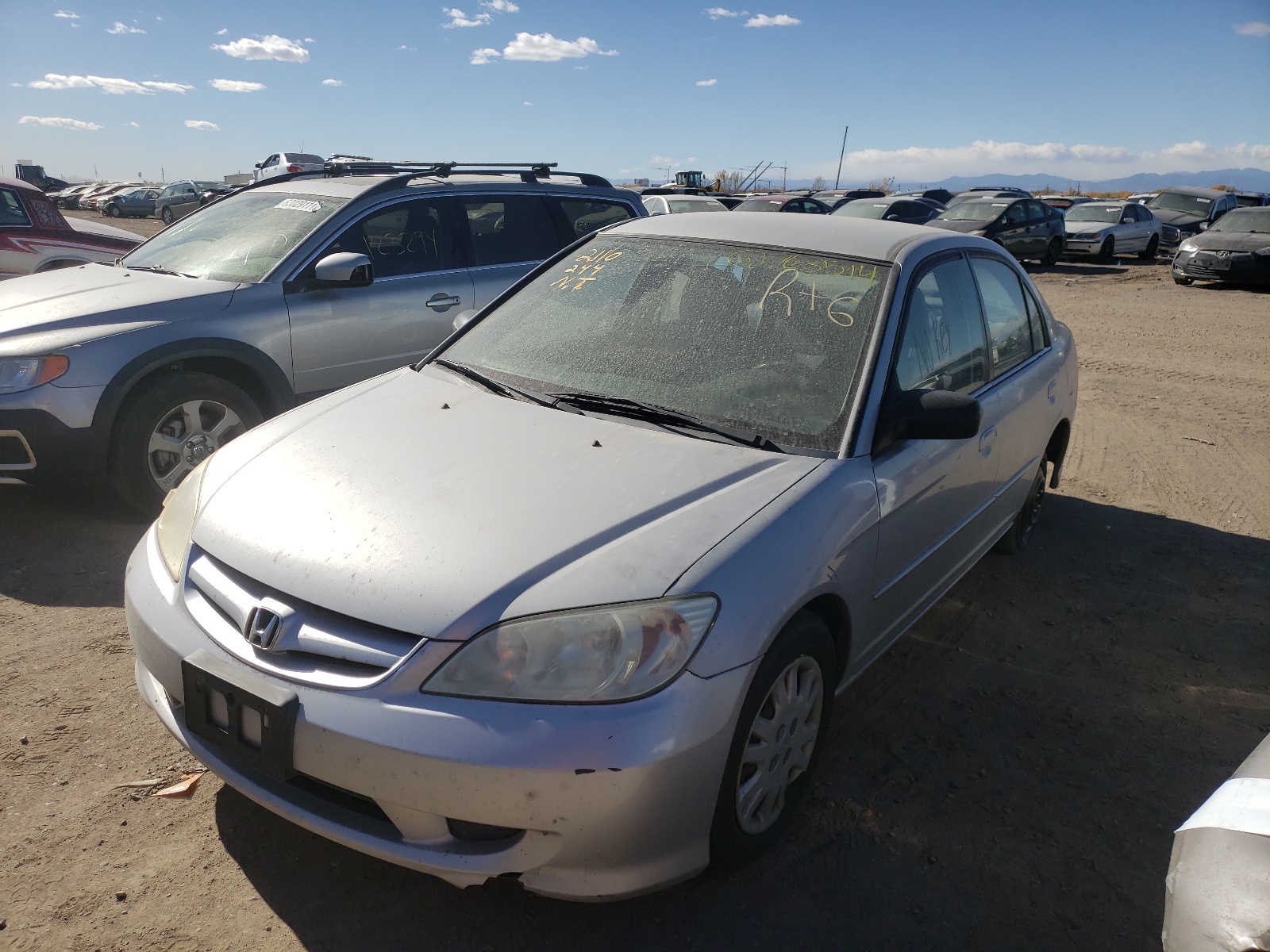 Photo 2 from auction – 2005 HONDA CIVIC LX with VIN JHMES15575S002753